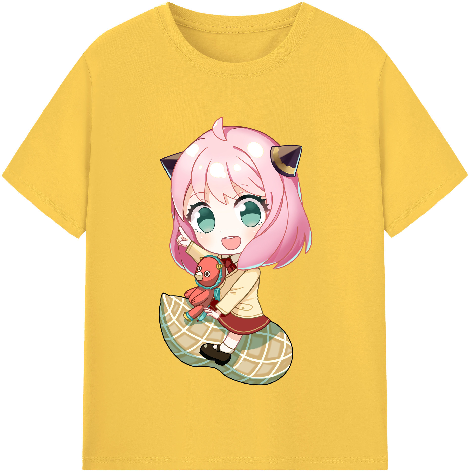 （画像用） SPY×FAMILY间谍家家酒 綿100％半袖Tシャツ（フロントプリント）