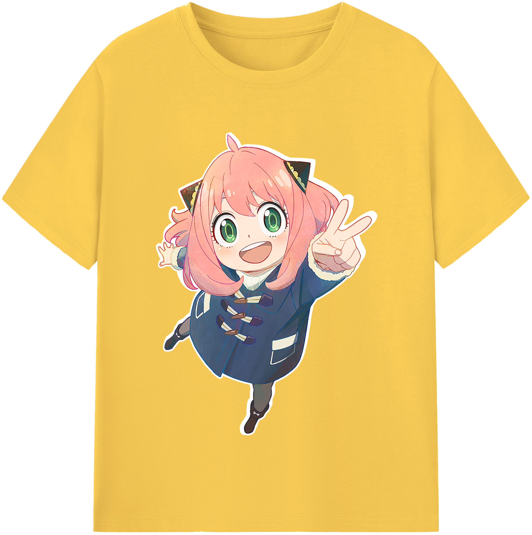 （画像用） SPY×FAMILY间谍家家酒 綿100％半袖Tシャツ（フロントプリント）