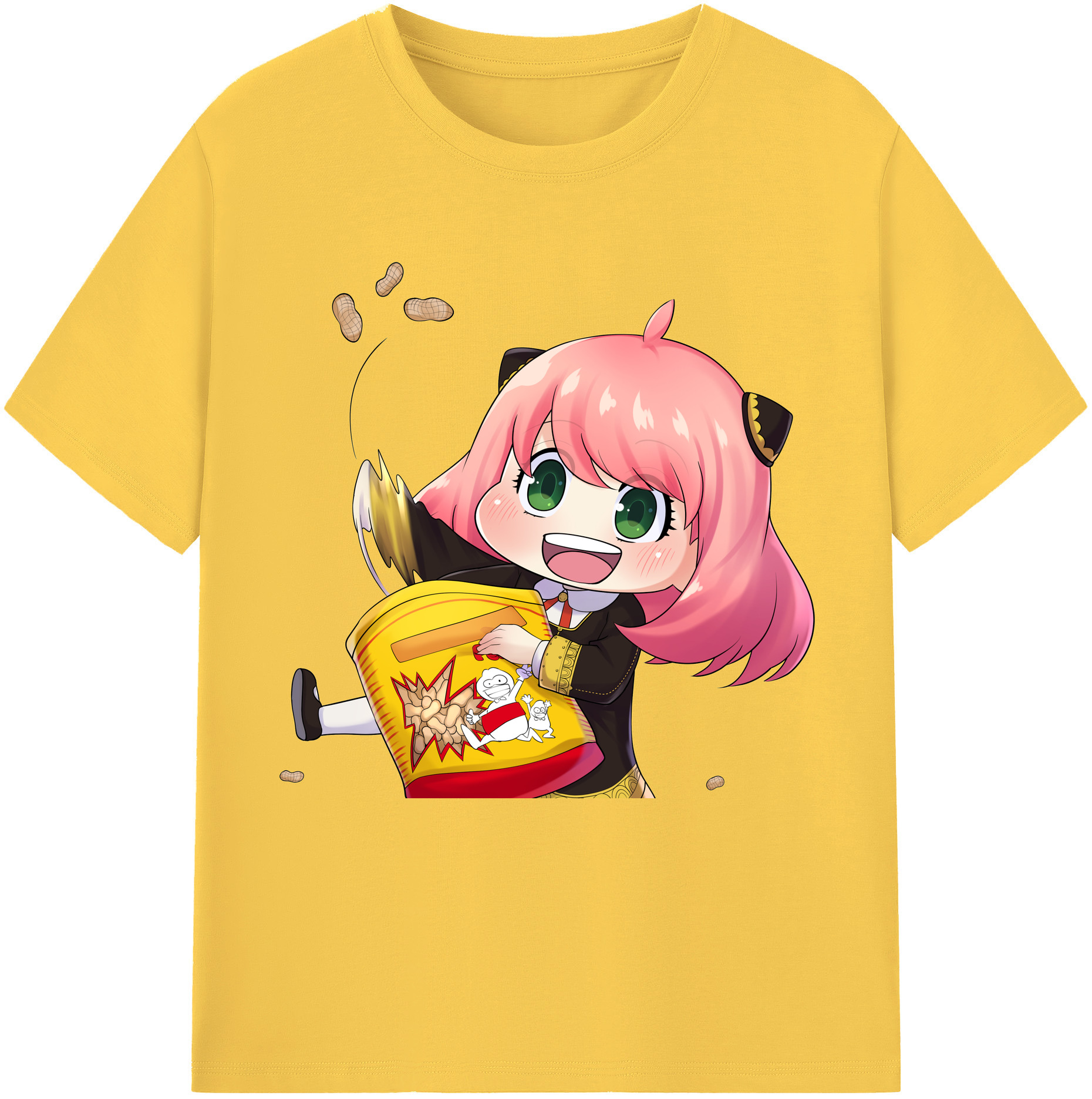 （画像用） SPY×FAMILY间谍家家酒 綿100％半袖Tシャツ（フロントプリント）