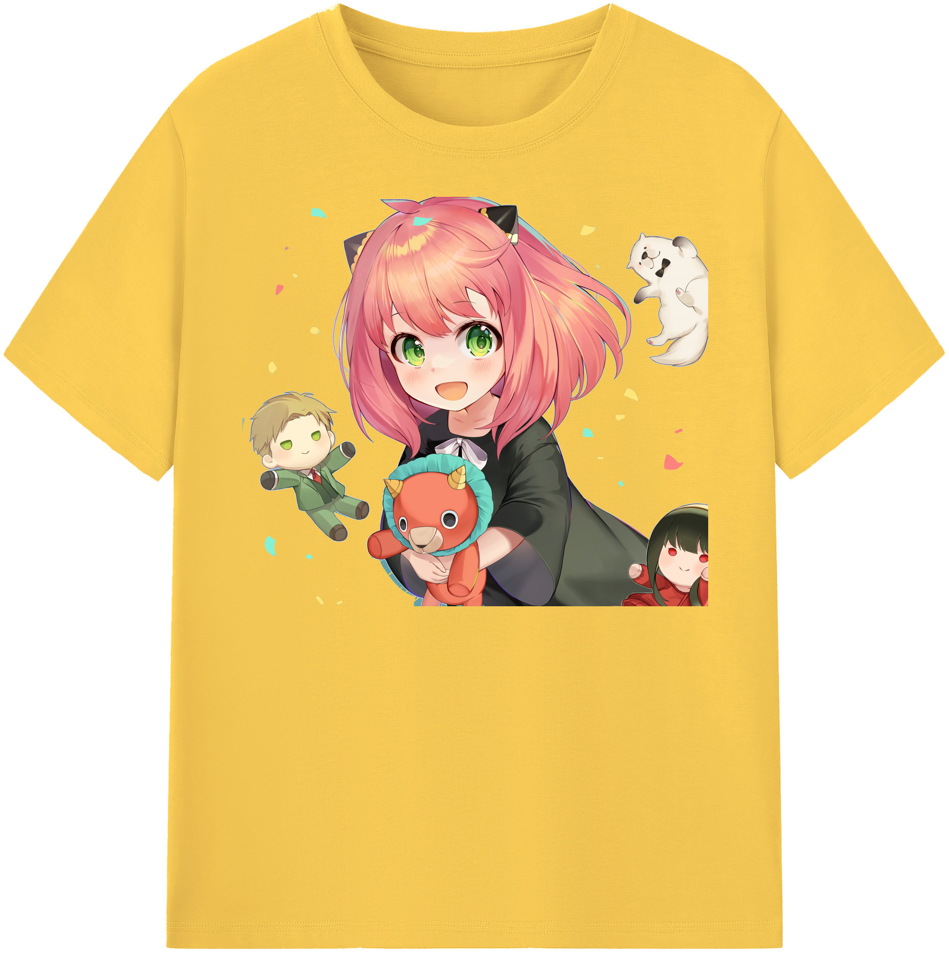 （画像用） SPY×FAMILY间谍家家酒 綿100％半袖Tシャツ（フロントプリント）