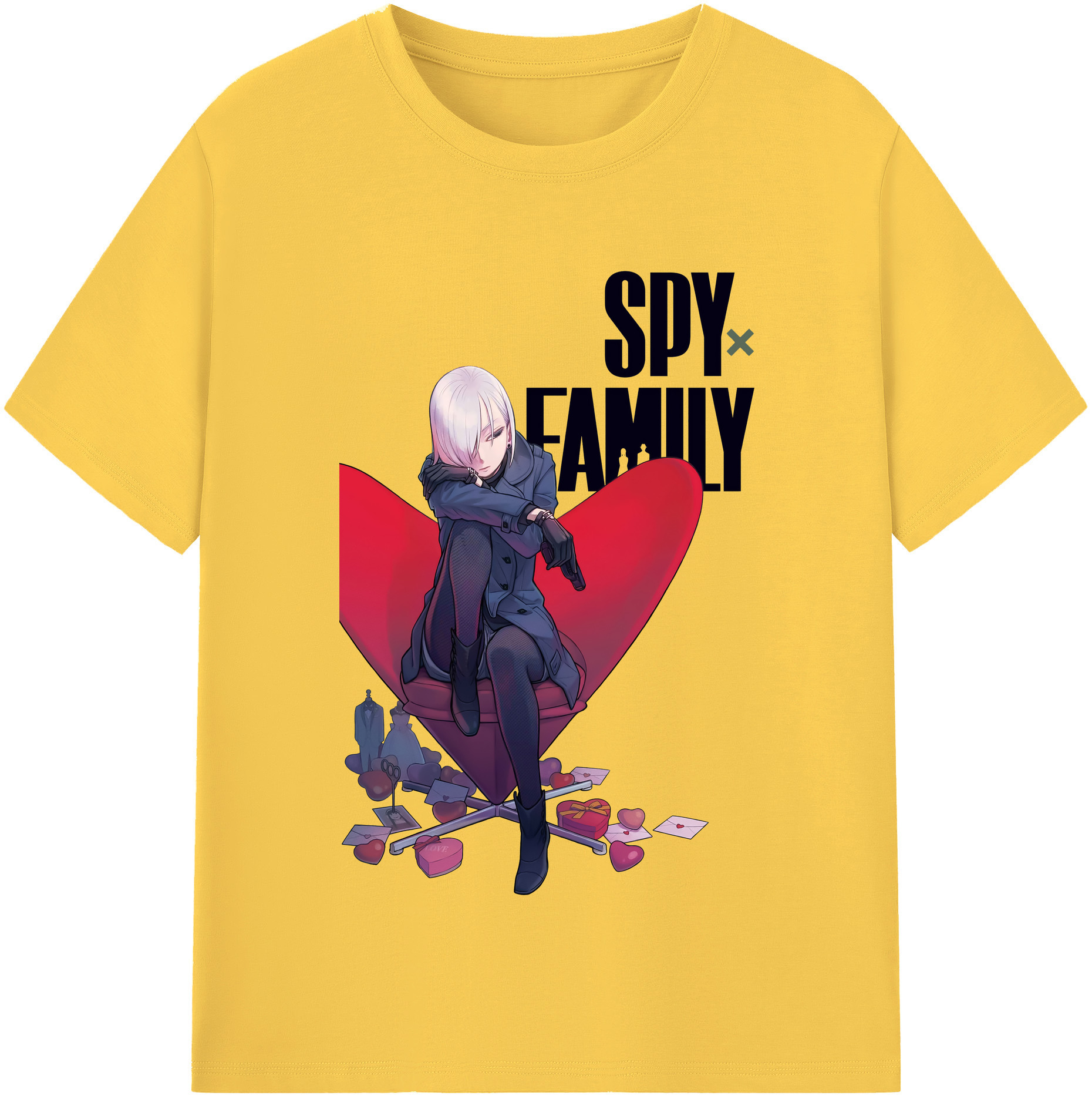 （画像用） SPY×FAMILY间谍家家酒 綿100％半袖Tシャツ（フロントプリント）