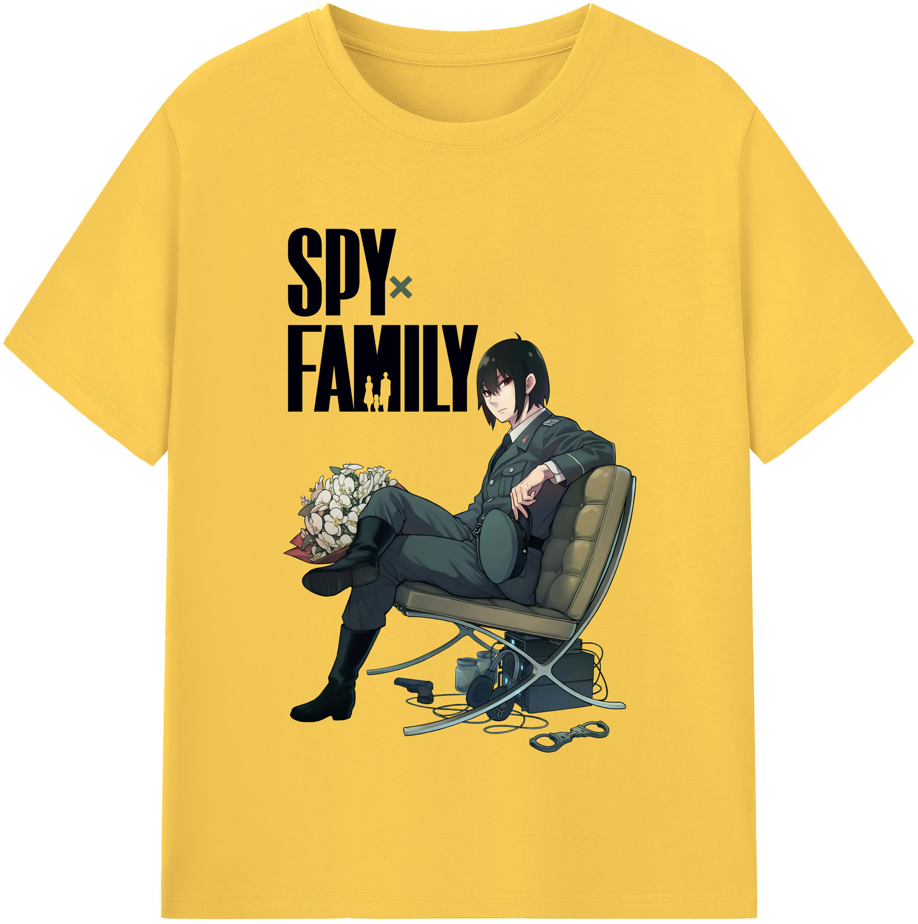 （画像用） SPY×FAMILY间谍家家酒 綿100％半袖Tシャツ（フロントプリント）