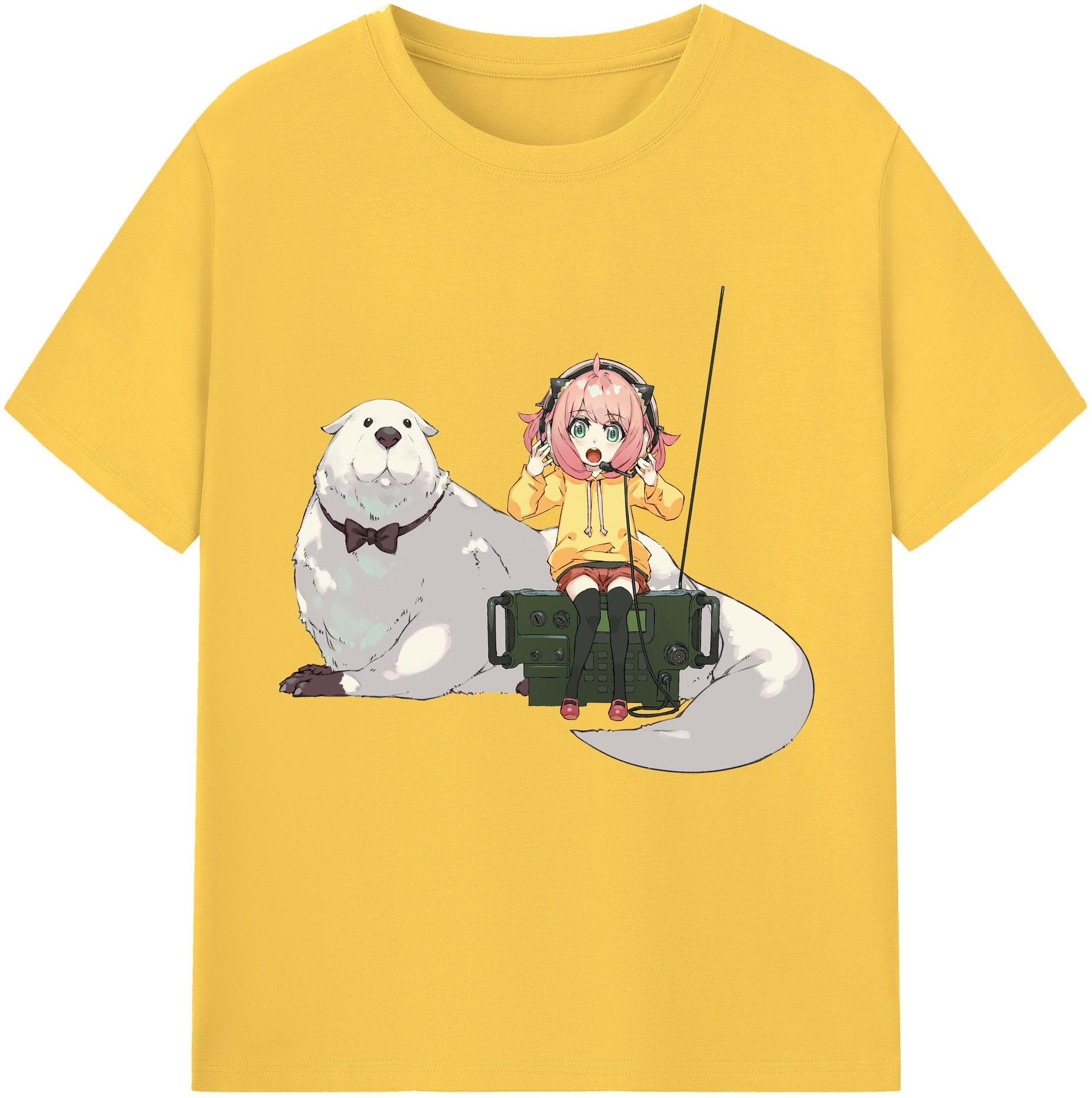 （画像用） SPY×FAMILY间谍家家酒 綿100％半袖Tシャツ（フロントプリント）