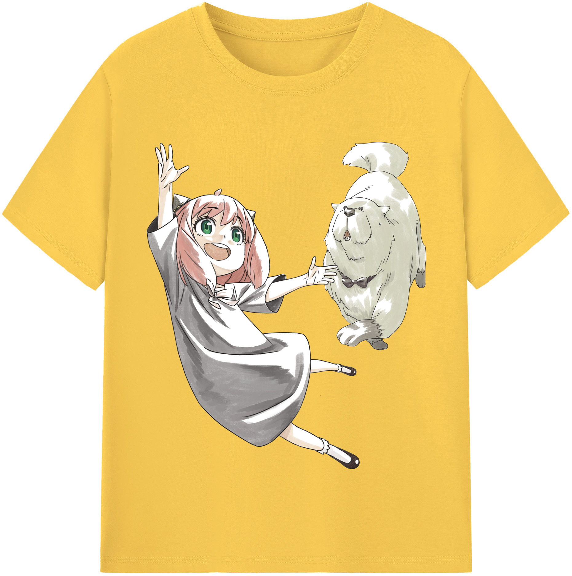 （画像用） SPY×FAMILY间谍家家酒 綿100％半袖Tシャツ（フロントプリント）