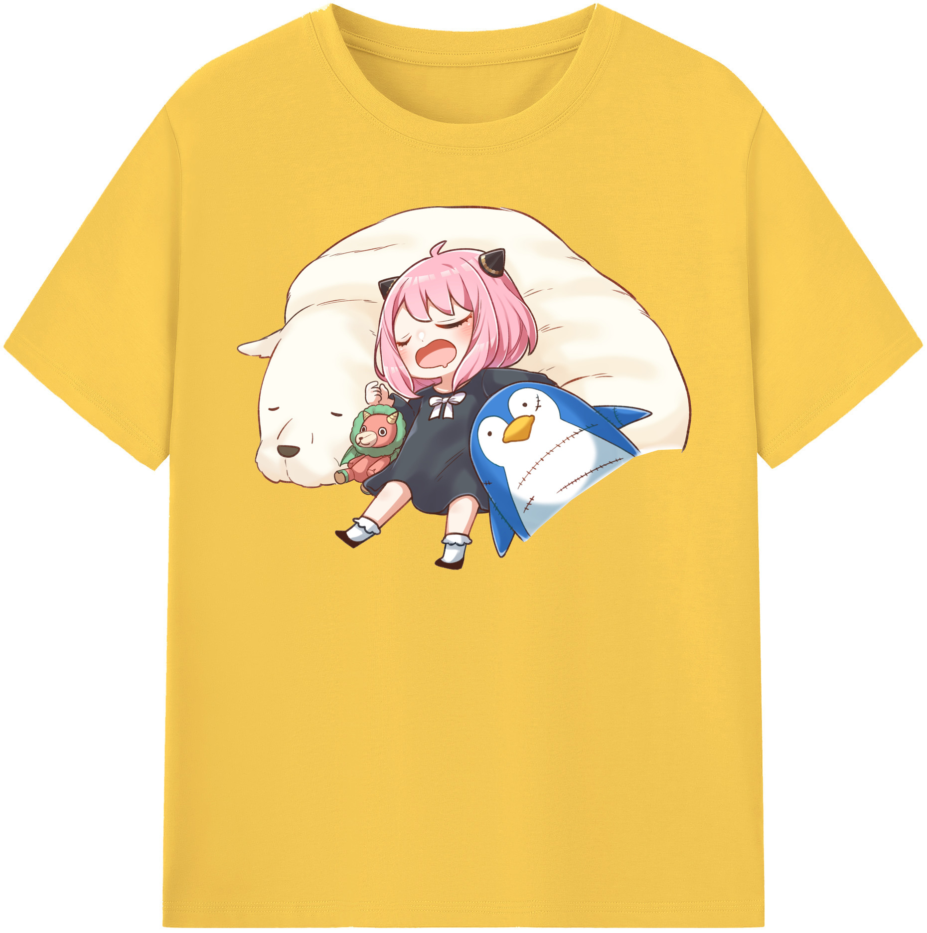 （画像用） SPY×FAMILY间谍家家酒 綿100％半袖Tシャツ（フロントプリント）