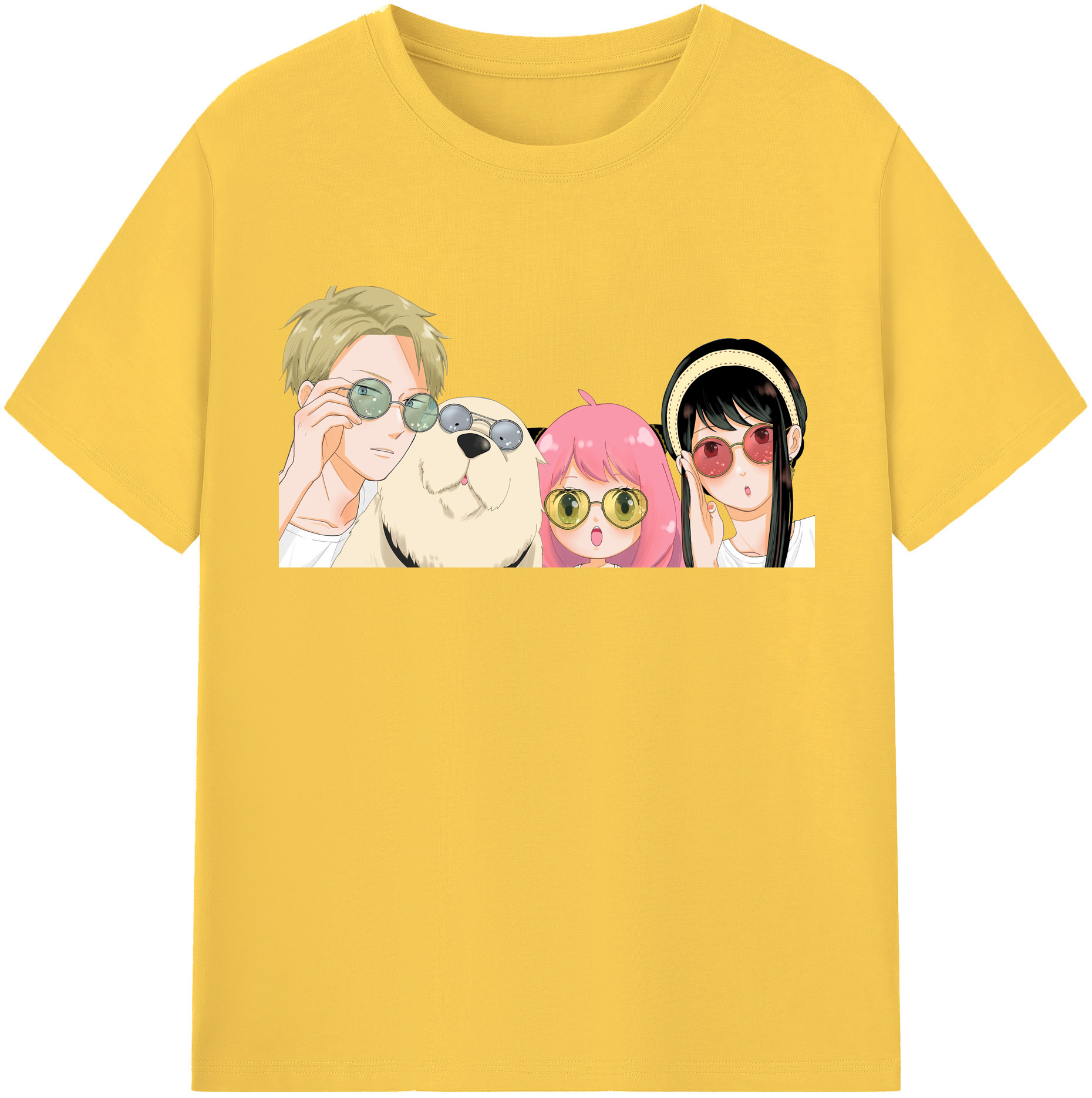 （画像用） SPY×FAMILY间谍家家酒 綿100％半袖Tシャツ（フロントプリント）