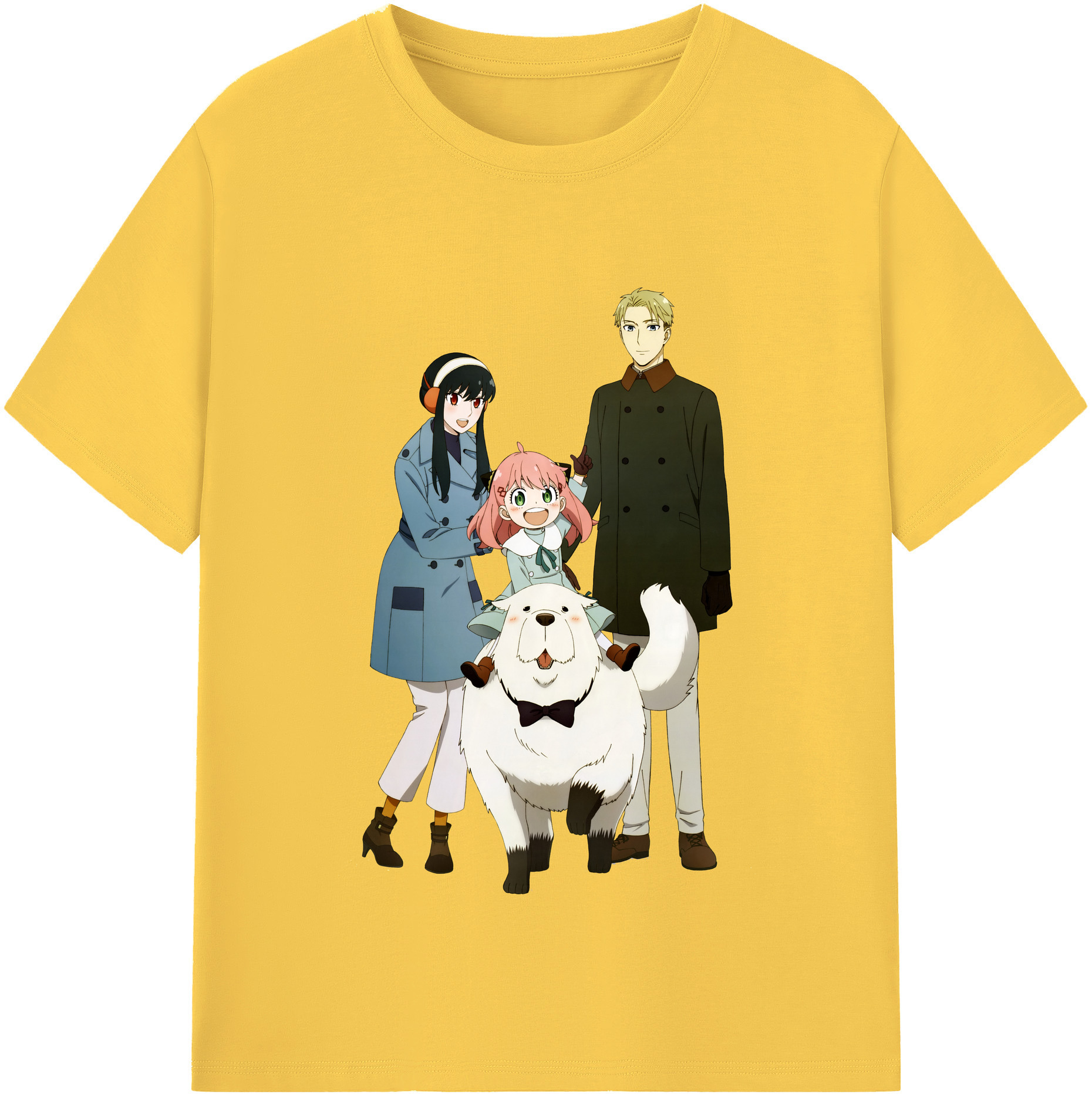 （画像用） SPY×FAMILY间谍家家酒 綿100％半袖Tシャツ（フロントプリント）