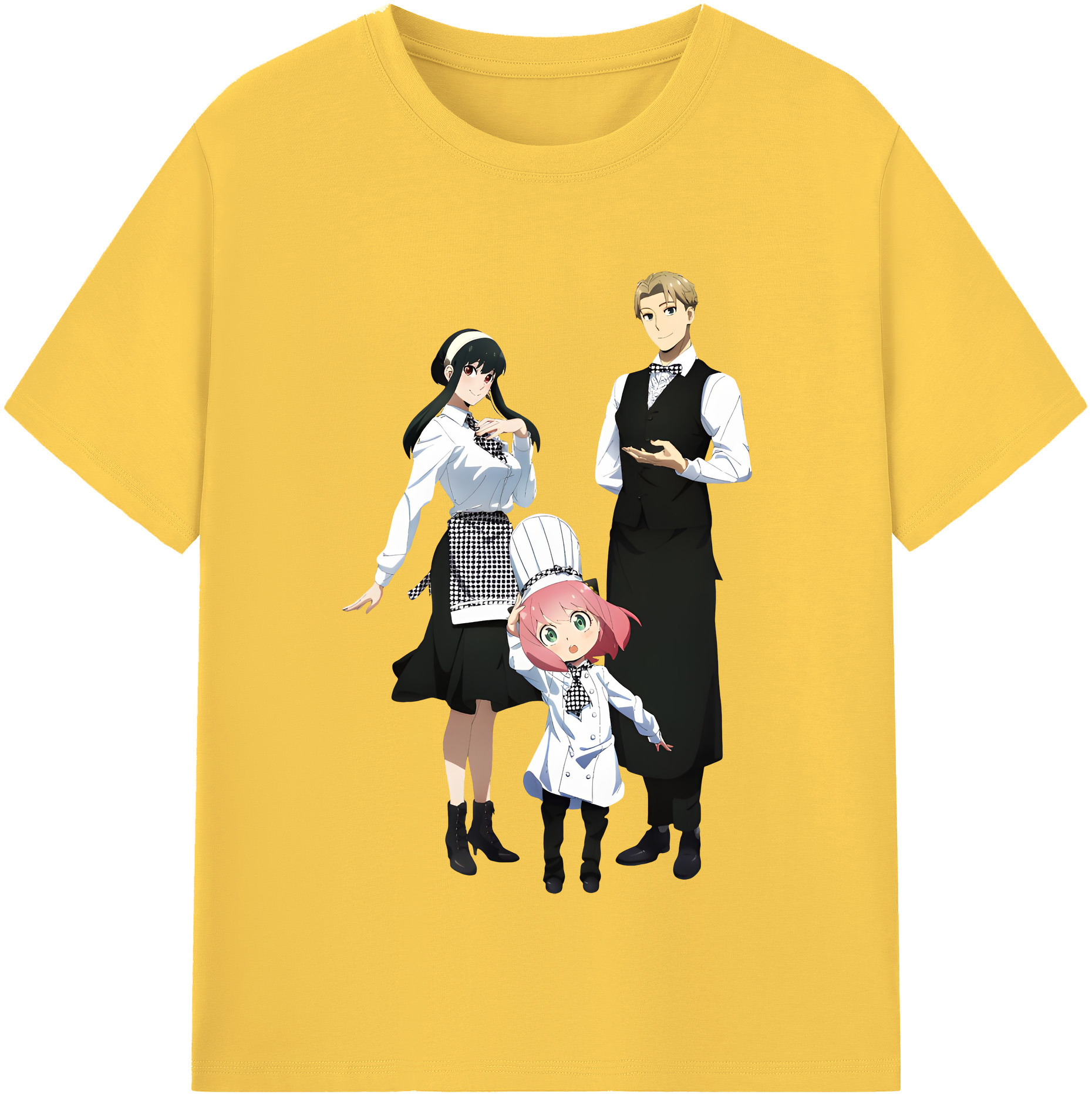 （画像用） SPY×FAMILY间谍家家酒 綿100％半袖Tシャツ（フロントプリント）