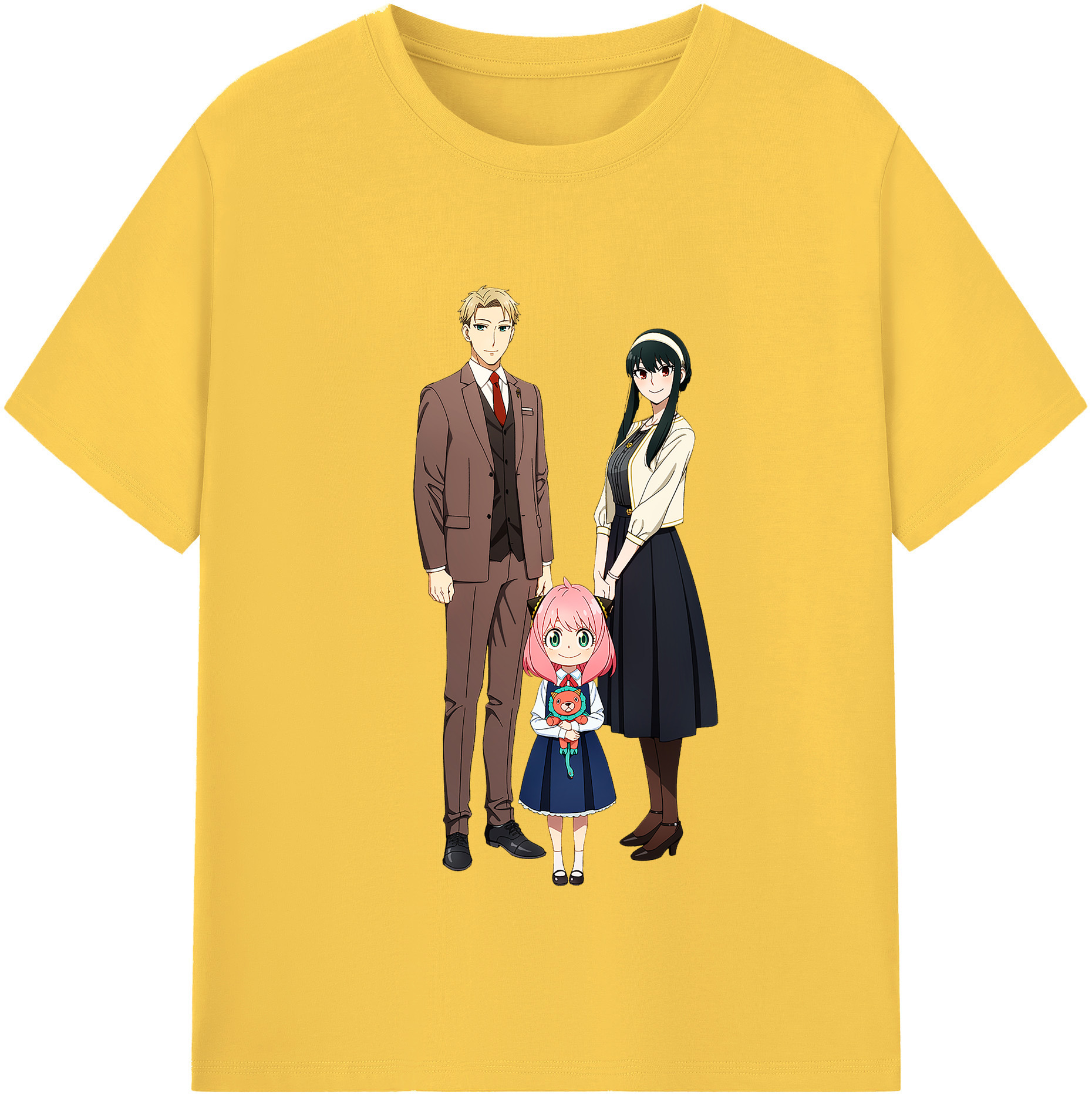 （画像用） SPY×FAMILY间谍家家酒 綿100％半袖Tシャツ（フロントプリント）