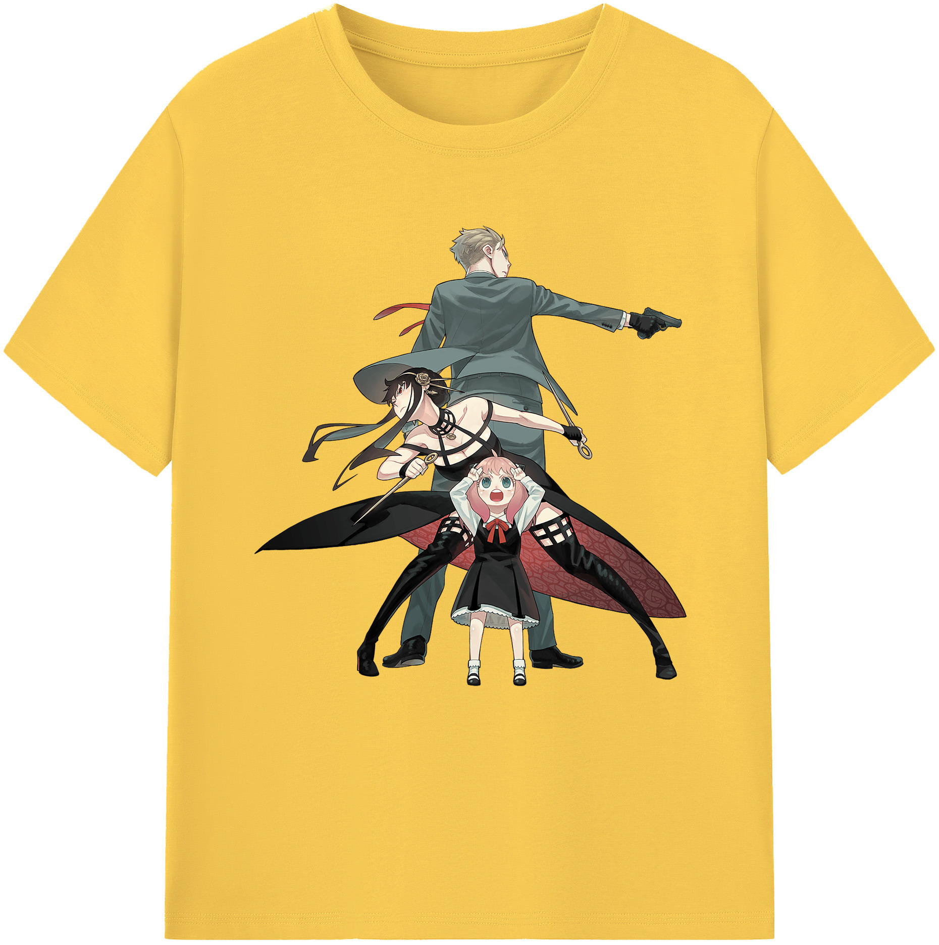 （画像用） SPY×FAMILY间谍家家酒 綿100％半袖Tシャツ（フロントプリント）
