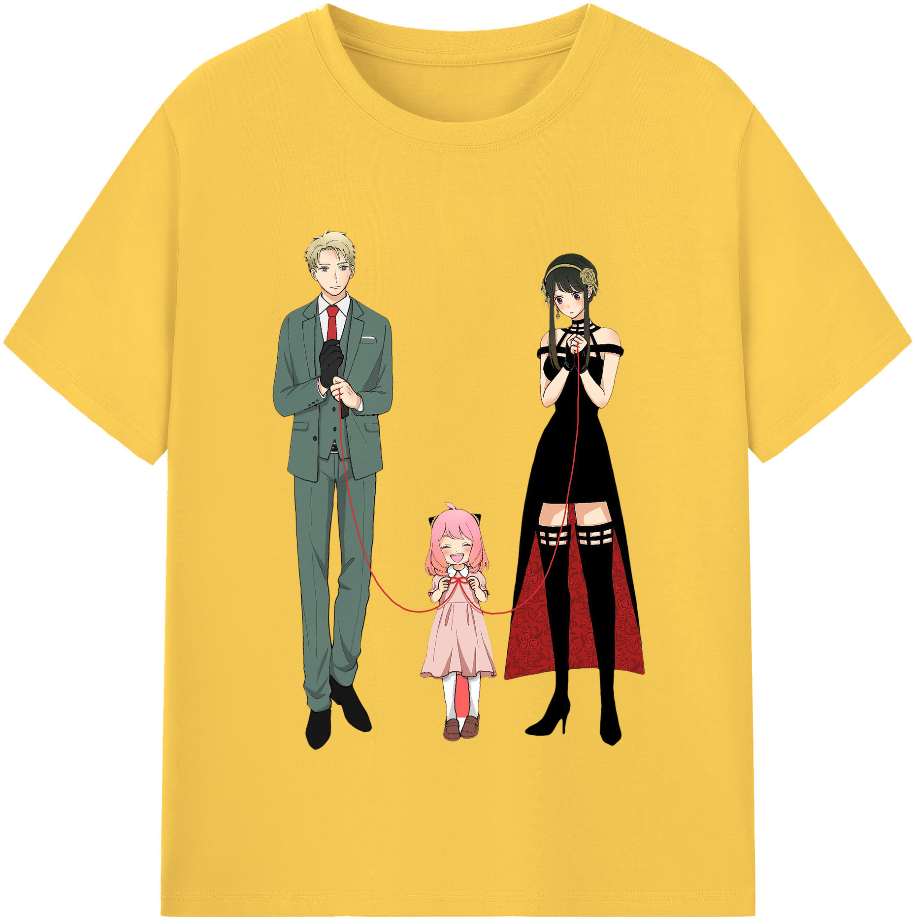 （画像用） SPY×FAMILY间谍家家酒 綿100％半袖Tシャツ（フロントプリント）