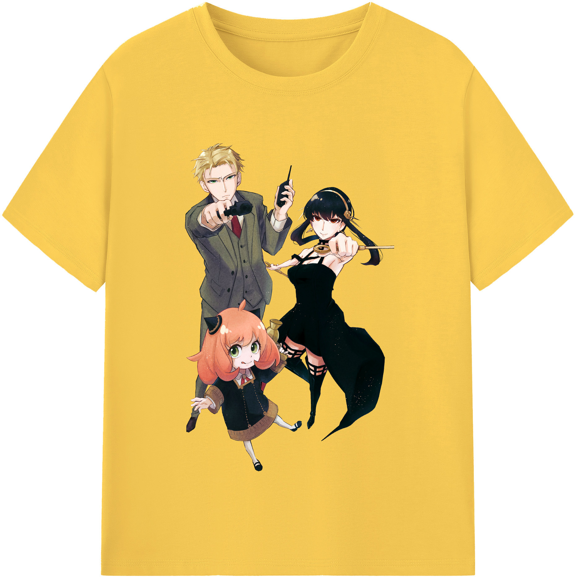 （画像用） SPY×FAMILY间谍家家酒 綿100％半袖Tシャツ（フロントプリント）