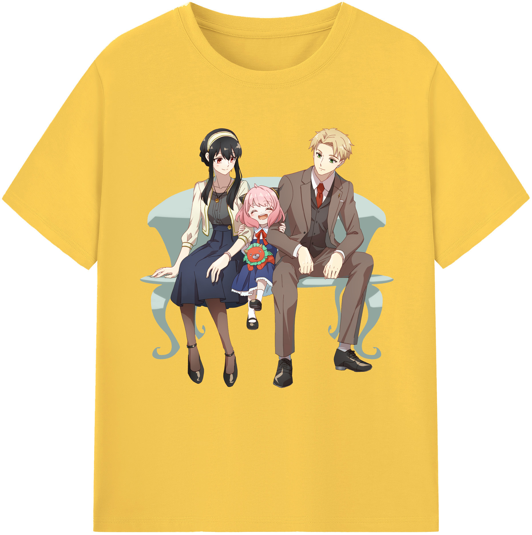 （画像用） SPY×FAMILY间谍家家酒 綿100％半袖Tシャツ（フロントプリント）