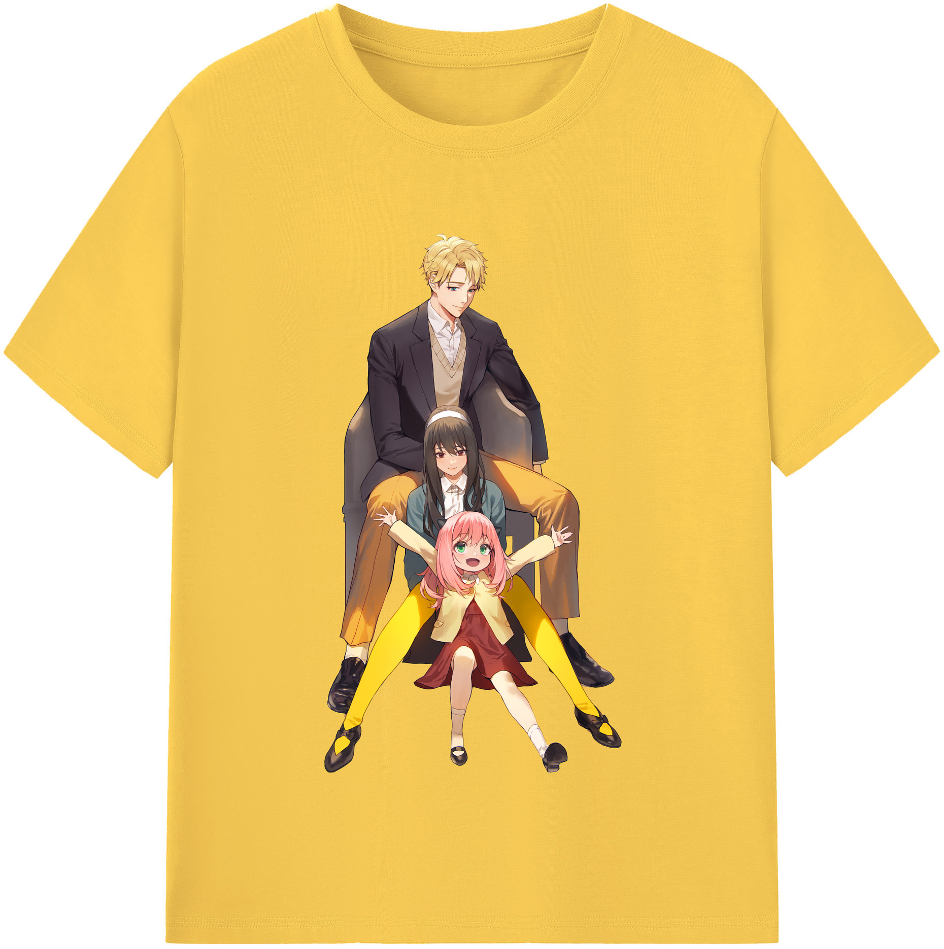 （画像用） SPY×FAMILY间谍家家酒 綿100％半袖Tシャツ（フロントプリント）