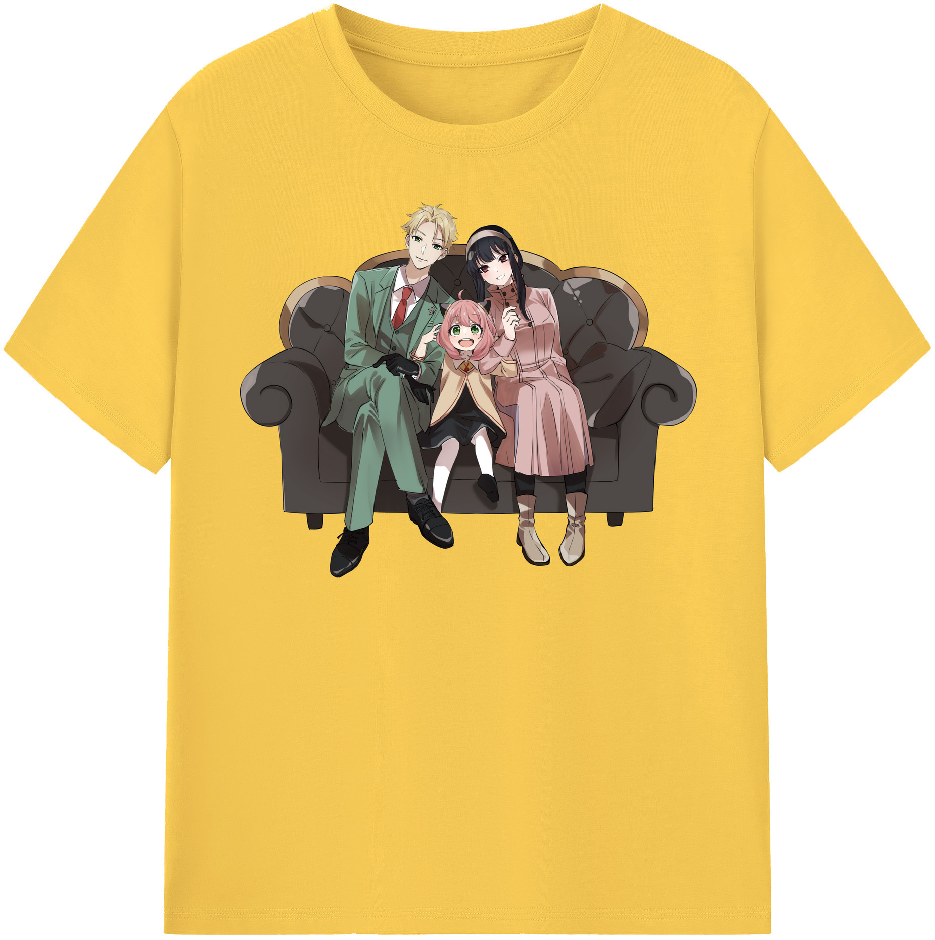 （画像用） SPY×FAMILY间谍家家酒 綿100％半袖Tシャツ（フロントプリント）
