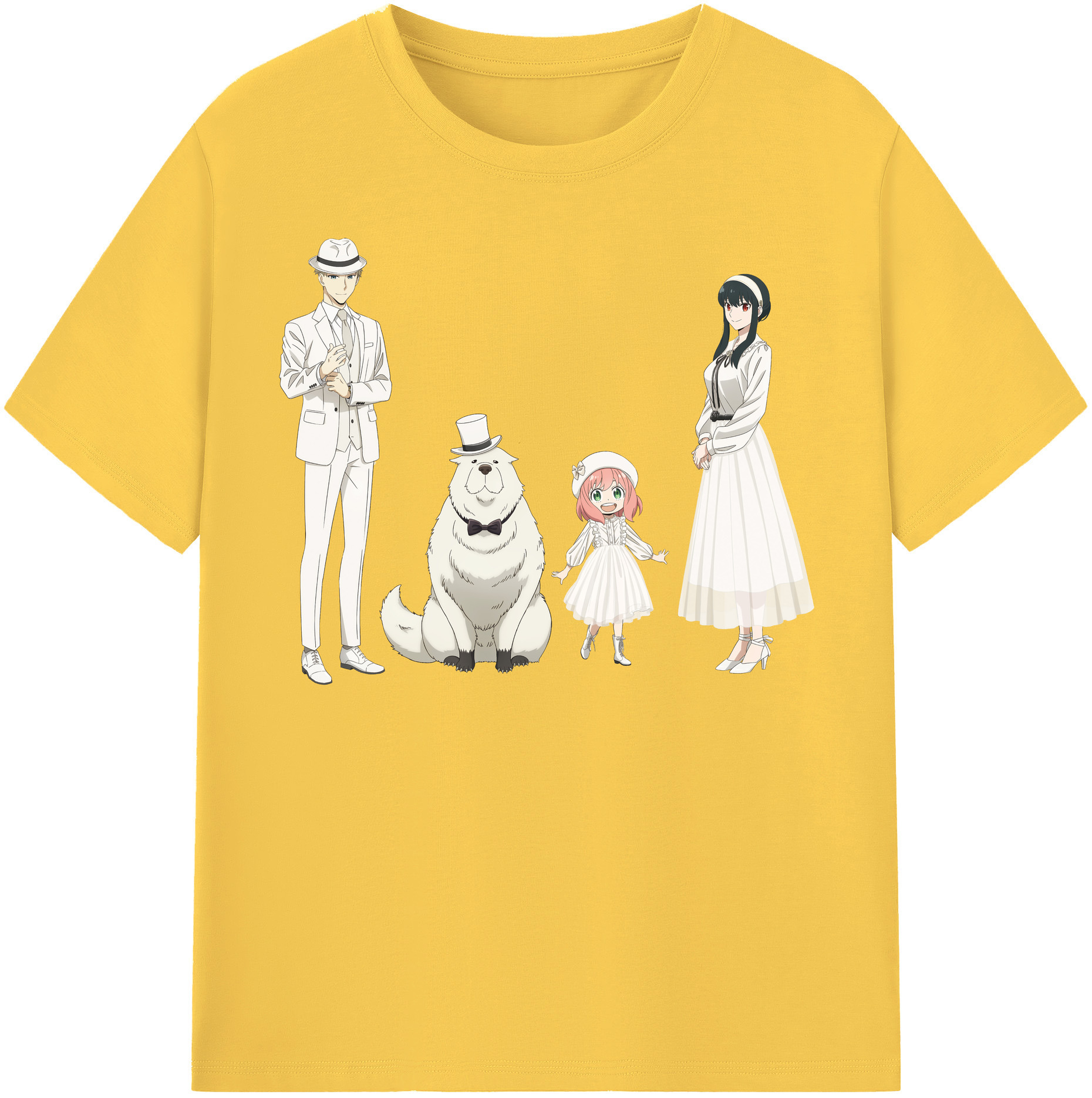 （画像用） SPY×FAMILY间谍家家酒 綿100％半袖Tシャツ（フロントプリント）