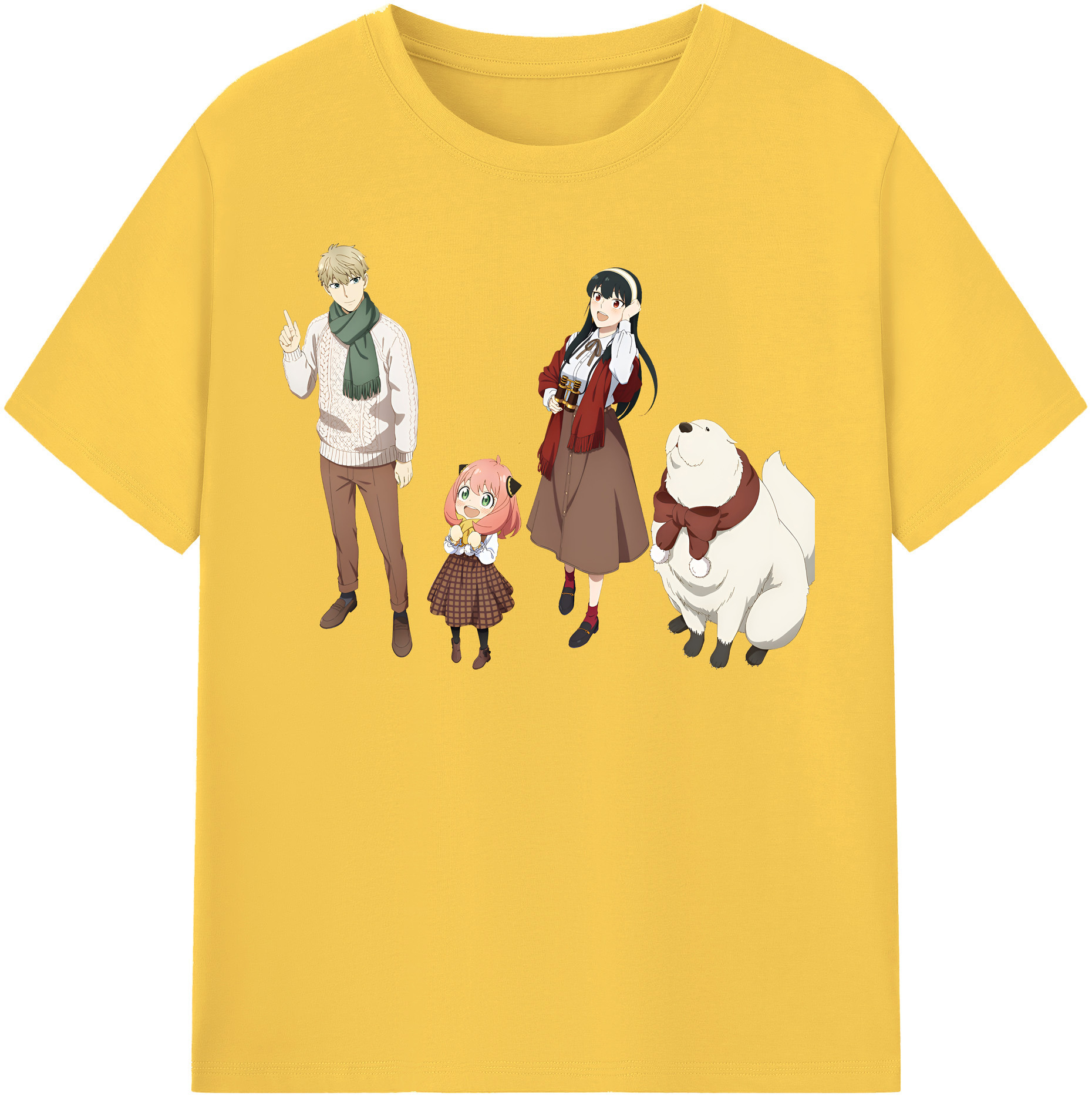 （画像用） SPY×FAMILY间谍家家酒 綿100％半袖Tシャツ（フロントプリント）