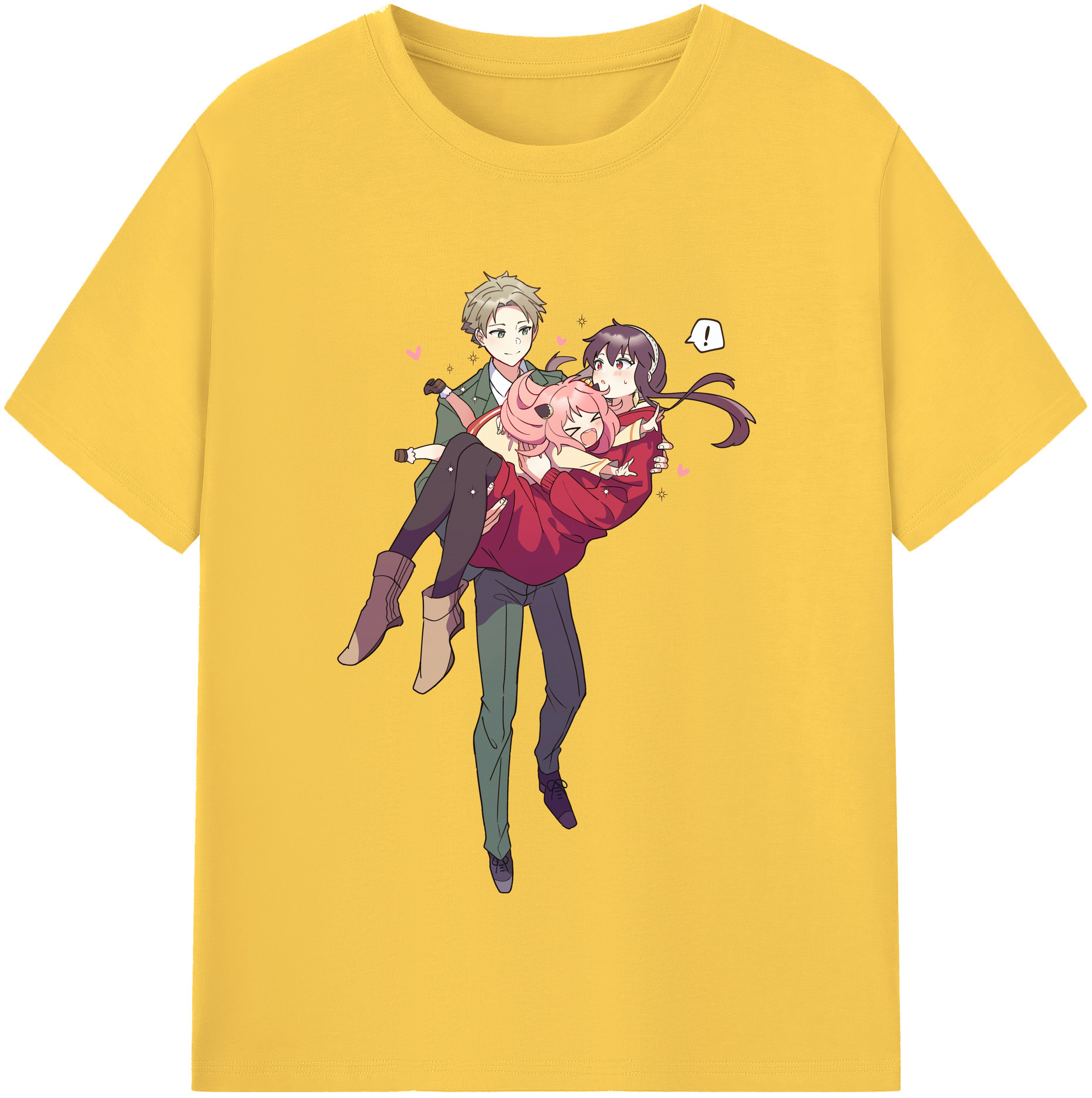 （画像用） SPY×FAMILY间谍家家酒 綿100％半袖Tシャツ（フロントプリント）