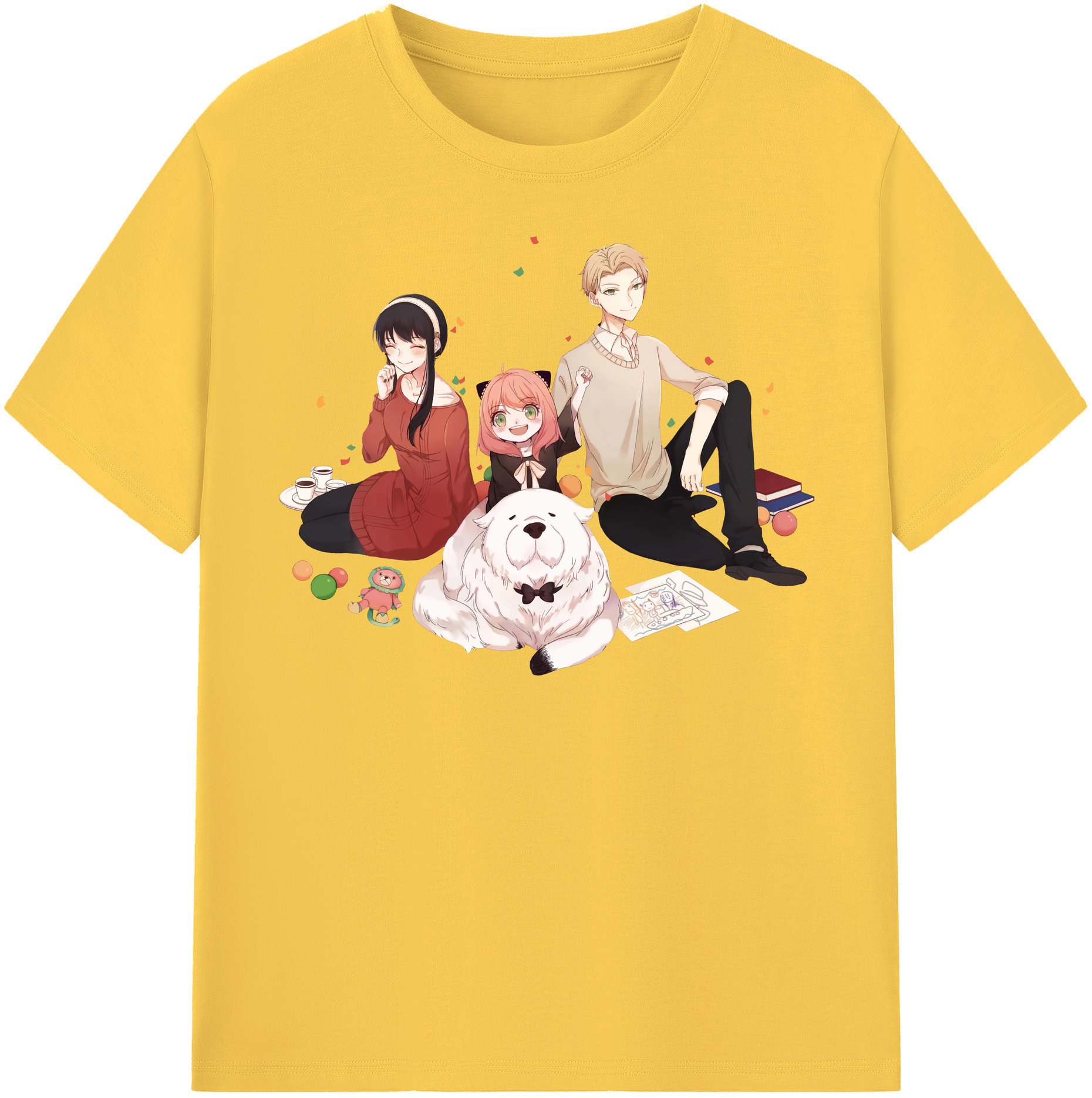 （画像用） SPY×FAMILY间谍家家酒 綿100％半袖Tシャツ（フロントプリント）