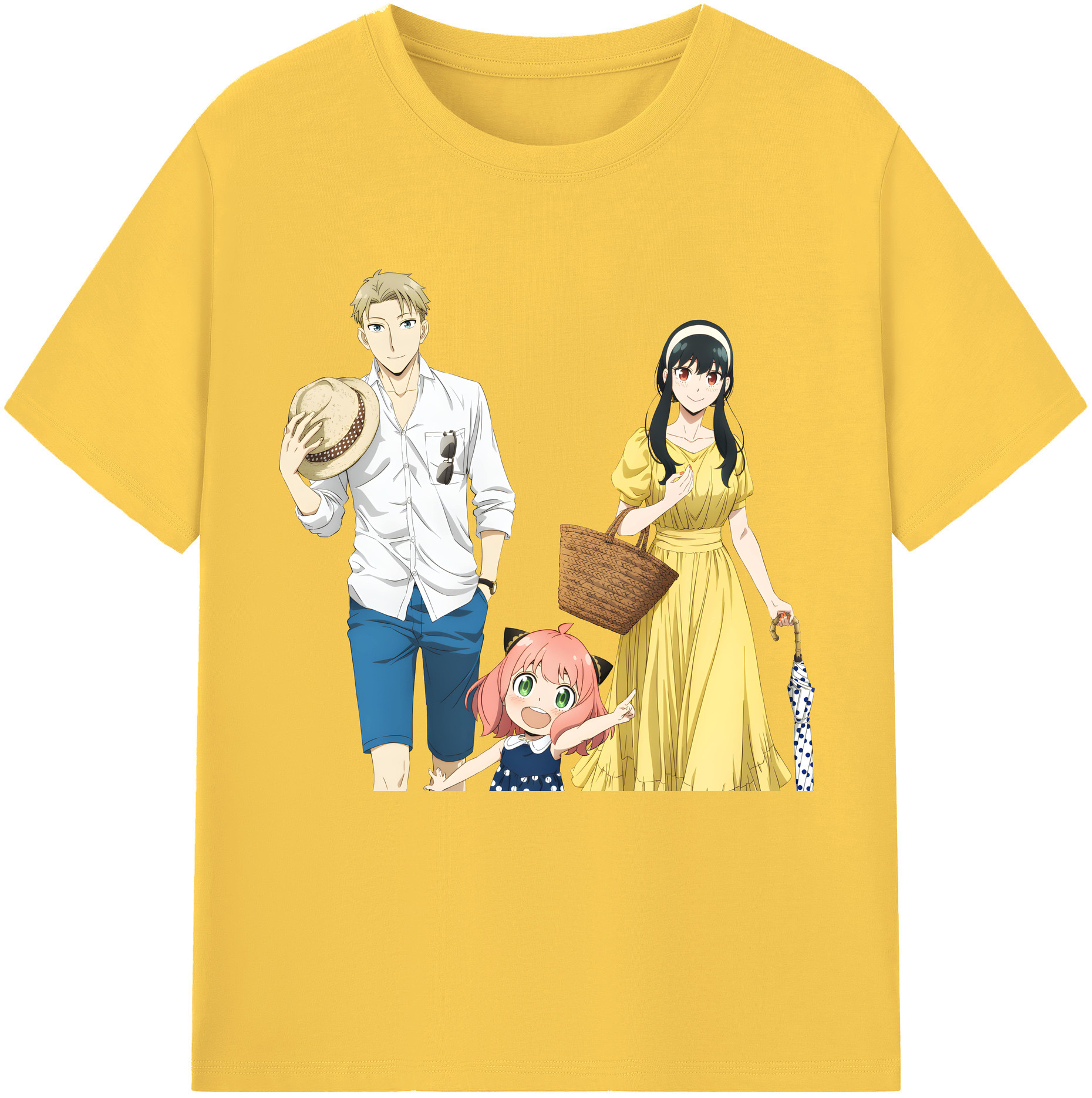 （画像用） SPY×FAMILY间谍家家酒 綿100％半袖Tシャツ（フロントプリント）