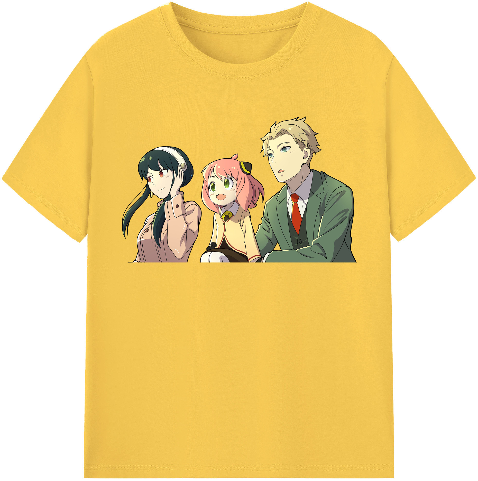 （画像用） SPY×FAMILY间谍家家酒 綿100％半袖Tシャツ（フロントプリント）