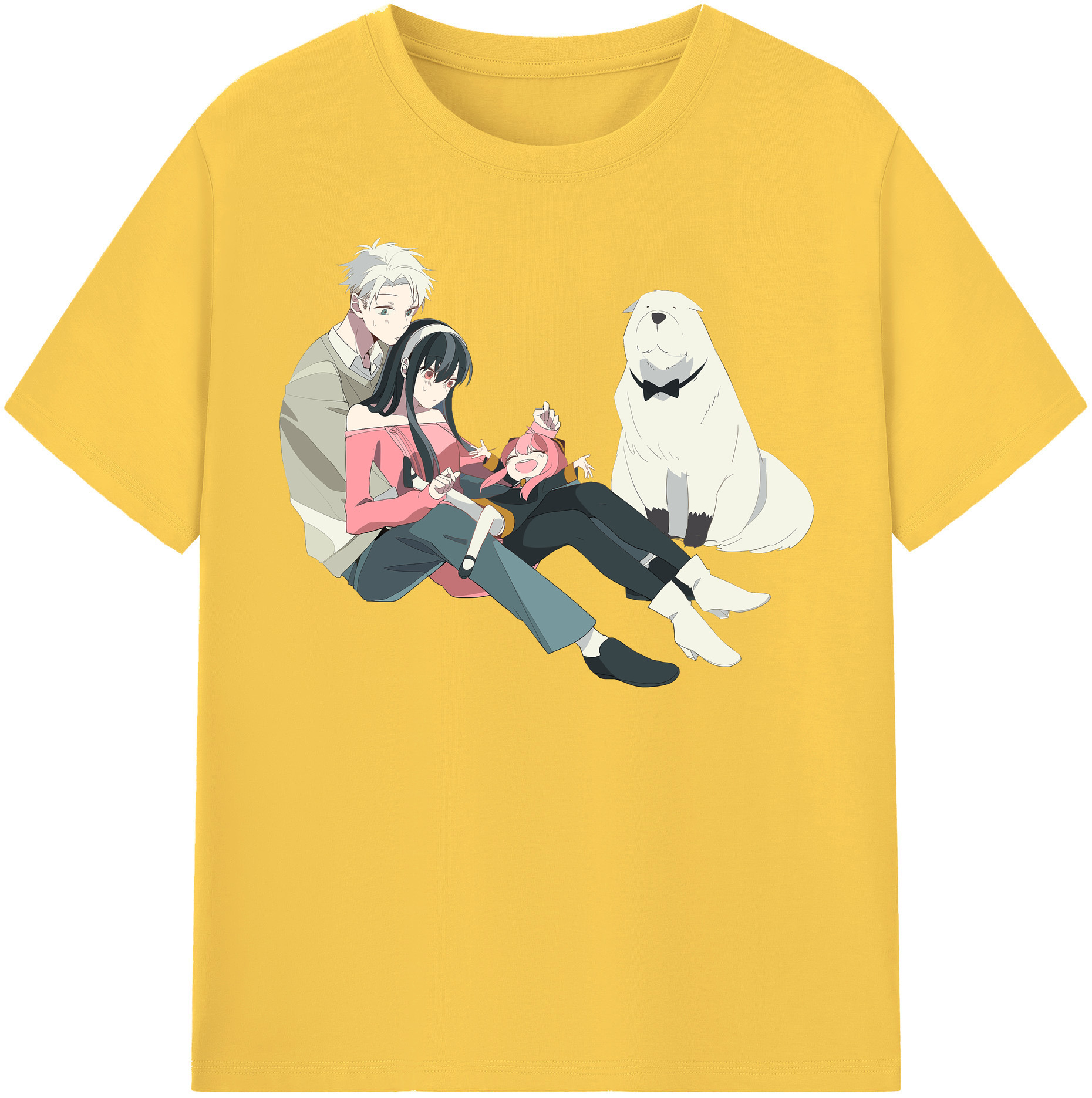 （画像用） SPY×FAMILY间谍家家酒 綿100％半袖Tシャツ（フロントプリント）