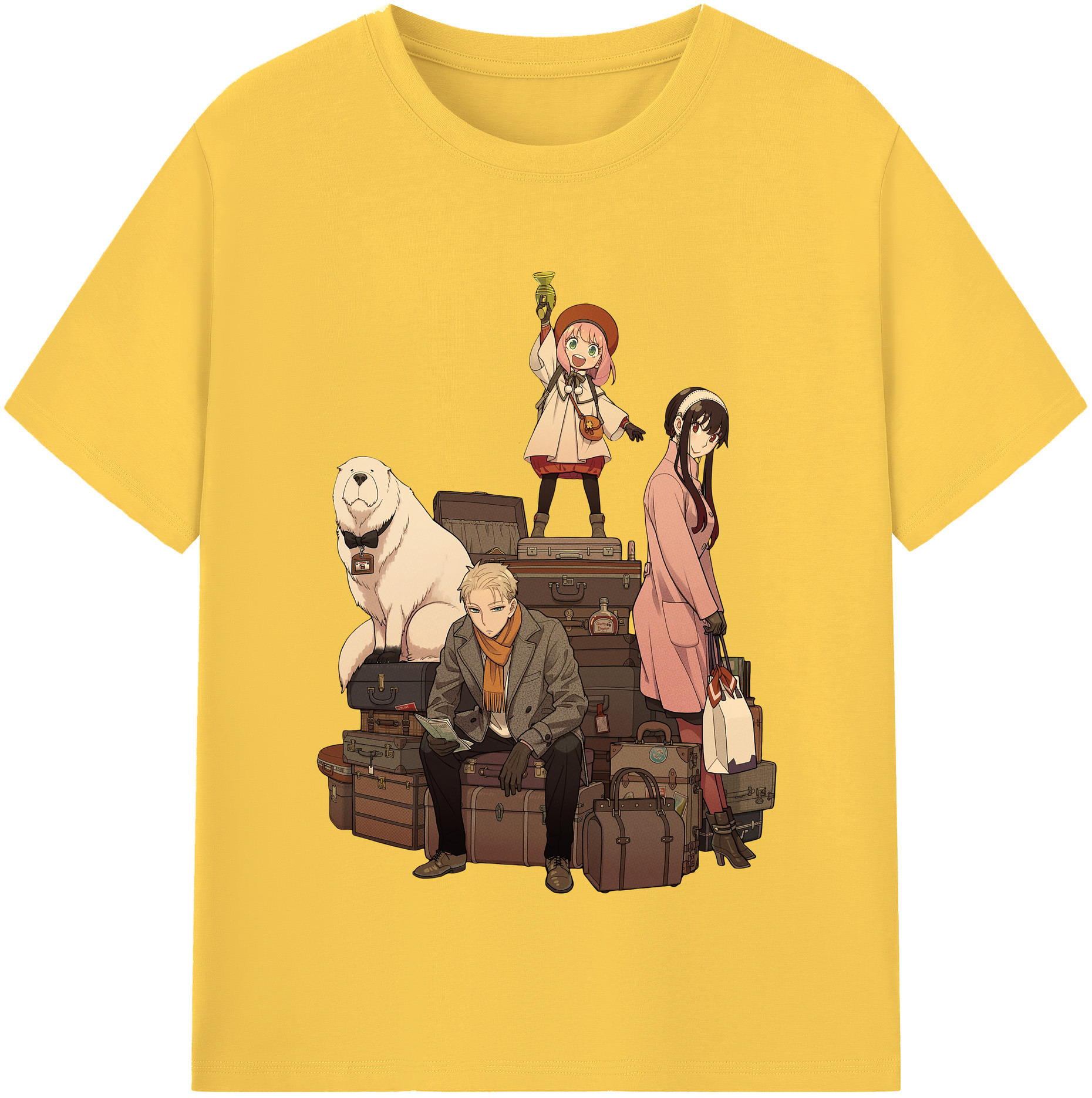 （画像用） SPY×FAMILY间谍家家酒 綿100％半袖Tシャツ（フロントプリント）