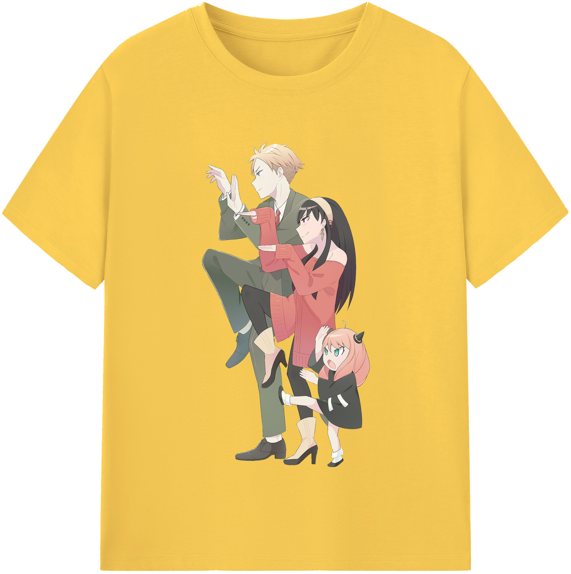 （画像用） SPY×FAMILY间谍家家酒 綿100％半袖Tシャツ（フロントプリント）