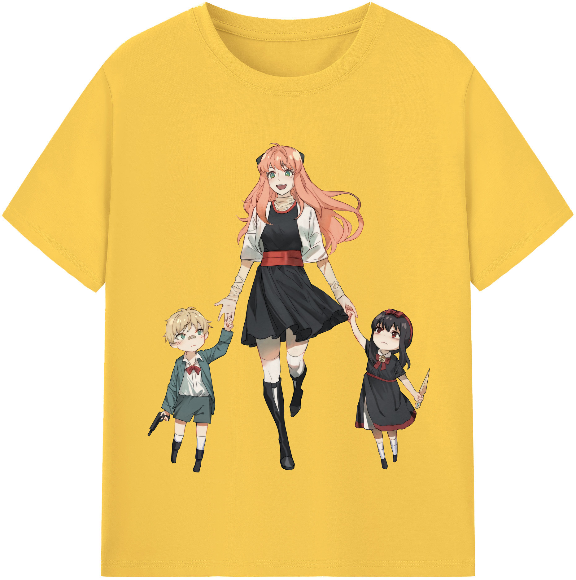 （画像用） SPY×FAMILY间谍家家酒 綿100％半袖Tシャツ（フロントプリント）
