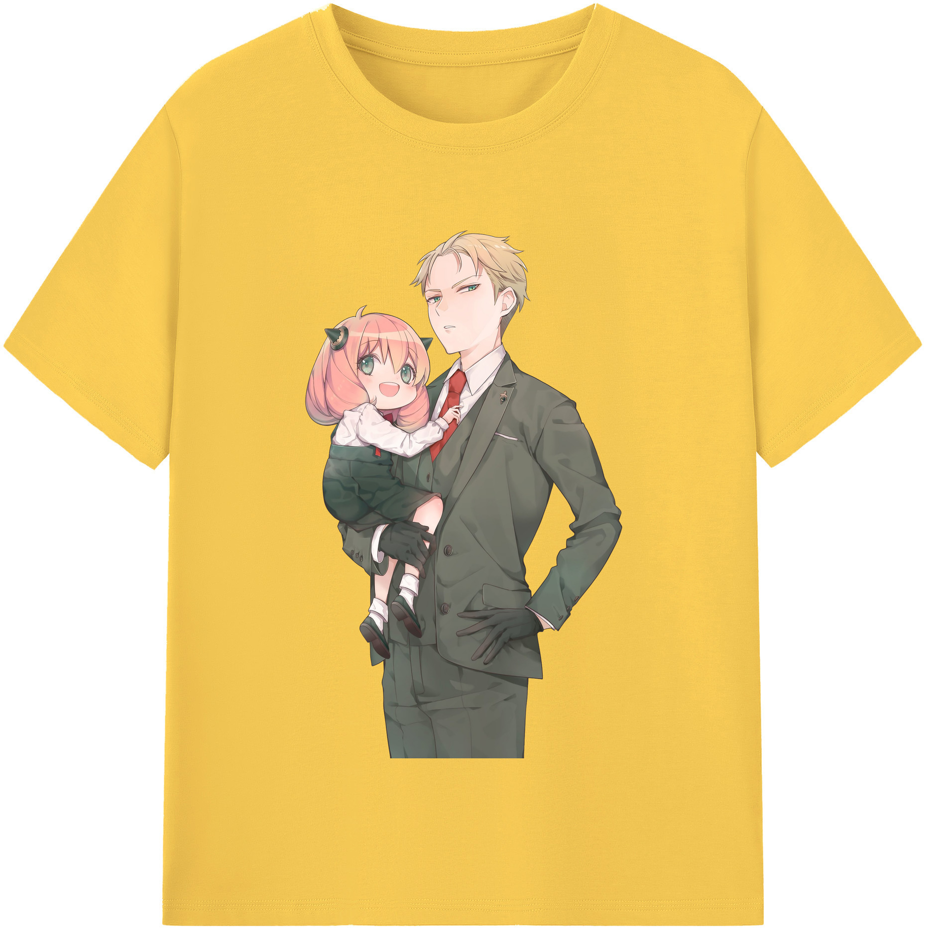 （画像用） SPY×FAMILY间谍家家酒 綿100％半袖Tシャツ（フロントプリント）