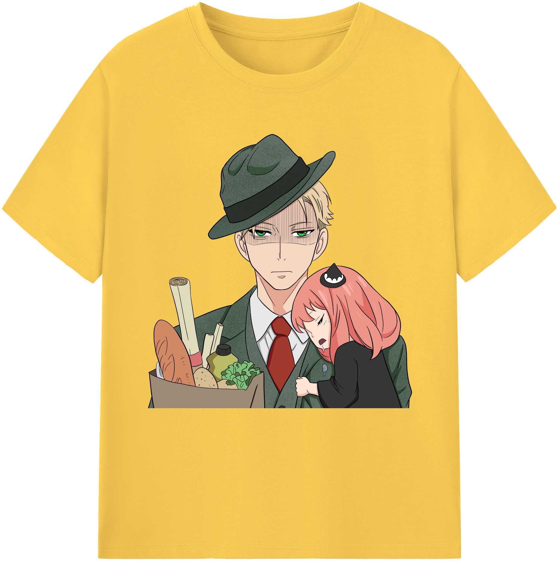 （画像用） SPY×FAMILY间谍家家酒 綿100％半袖Tシャツ（フロントプリント）
