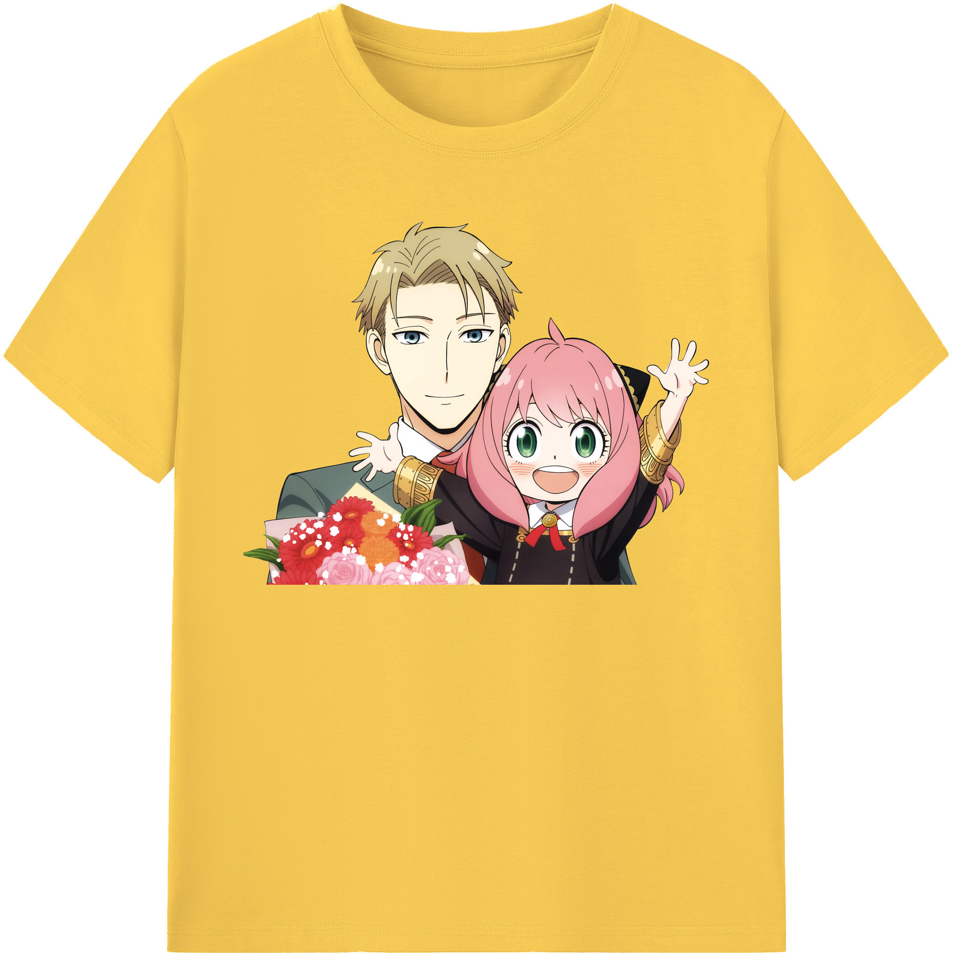 （画像用） SPY×FAMILY间谍家家酒 綿100％半袖Tシャツ（フロントプリント）