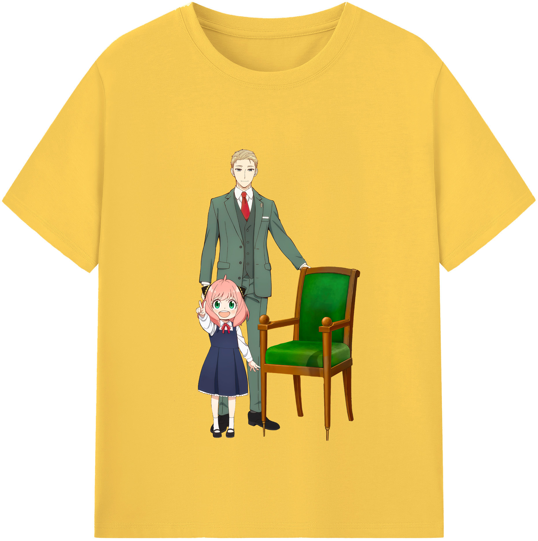 （画像用） SPY×FAMILY间谍家家酒 綿100％半袖Tシャツ（フロントプリント）