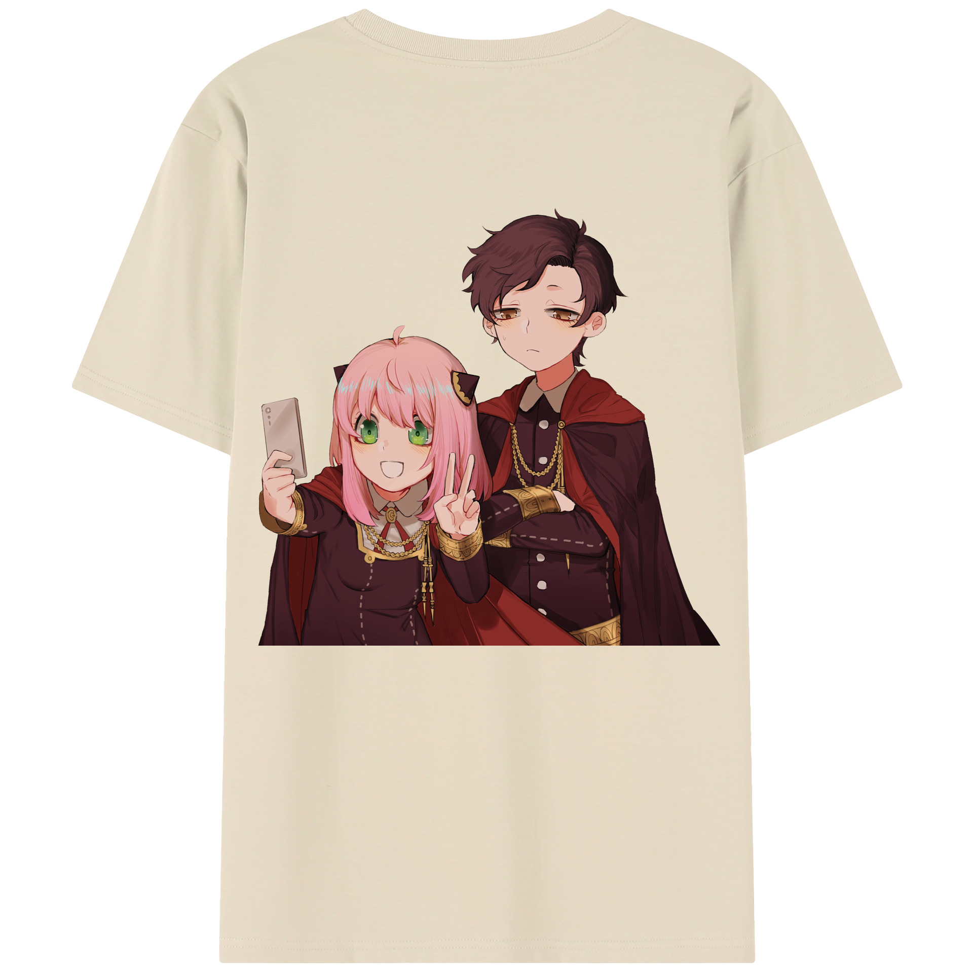 （画像用） SPY×FAMILY间谍家家酒 綿100％半袖Tシャツ（背面プリント）