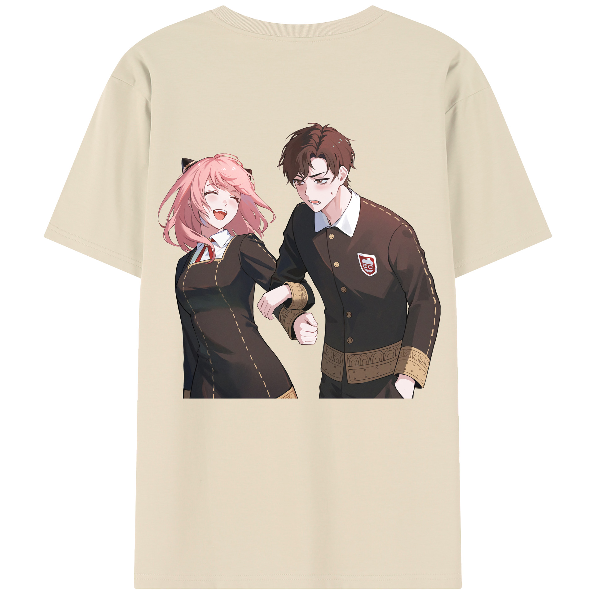 （画像用） SPY×FAMILY间谍家家酒 綿100％半袖Tシャツ（背面プリント）