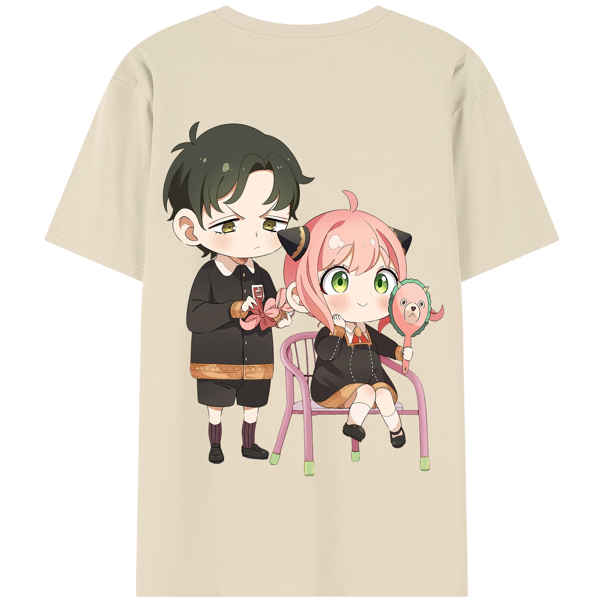 （画像用） SPY×FAMILY间谍家家酒 綿100％半袖Tシャツ（背面プリント）