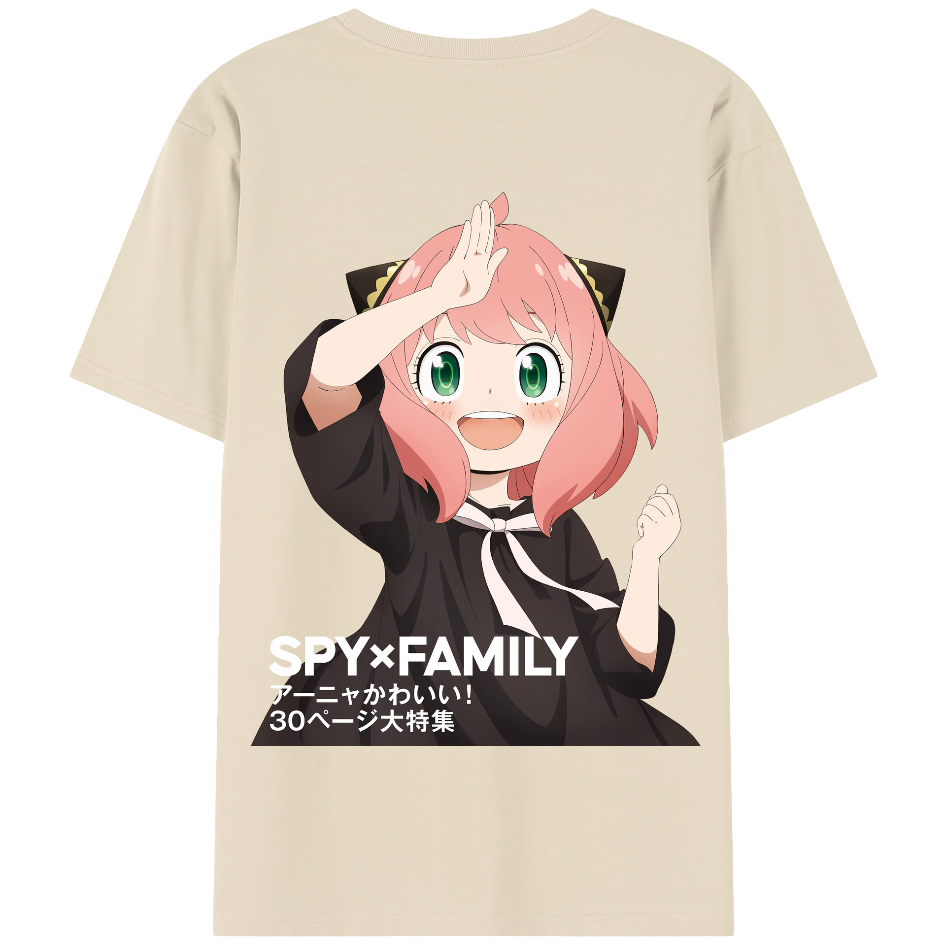 （画像用） SPY×FAMILY间谍家家酒 綿100％半袖Tシャツ（背面プリント）