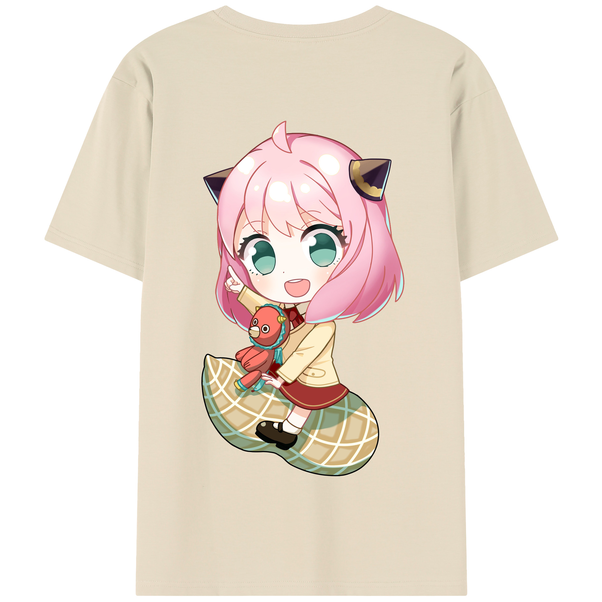 （画像用） SPY×FAMILY间谍家家酒 綿100％半袖Tシャツ（背面プリント）