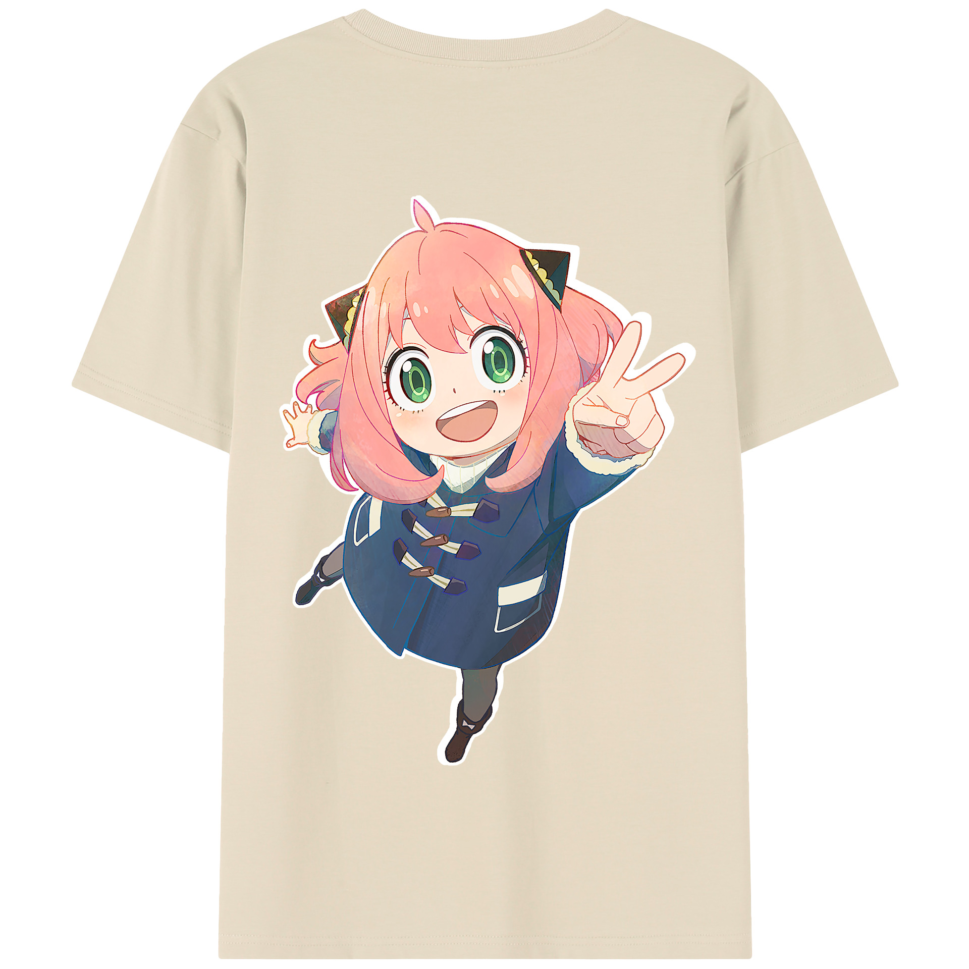 （画像用） SPY×FAMILY间谍家家酒 綿100％半袖Tシャツ（背面プリント）