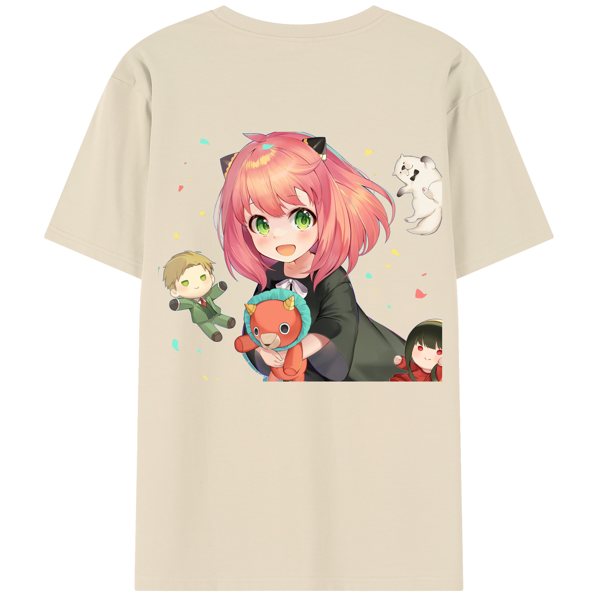（画像用） SPY×FAMILY间谍家家酒 綿100％半袖Tシャツ（背面プリント）