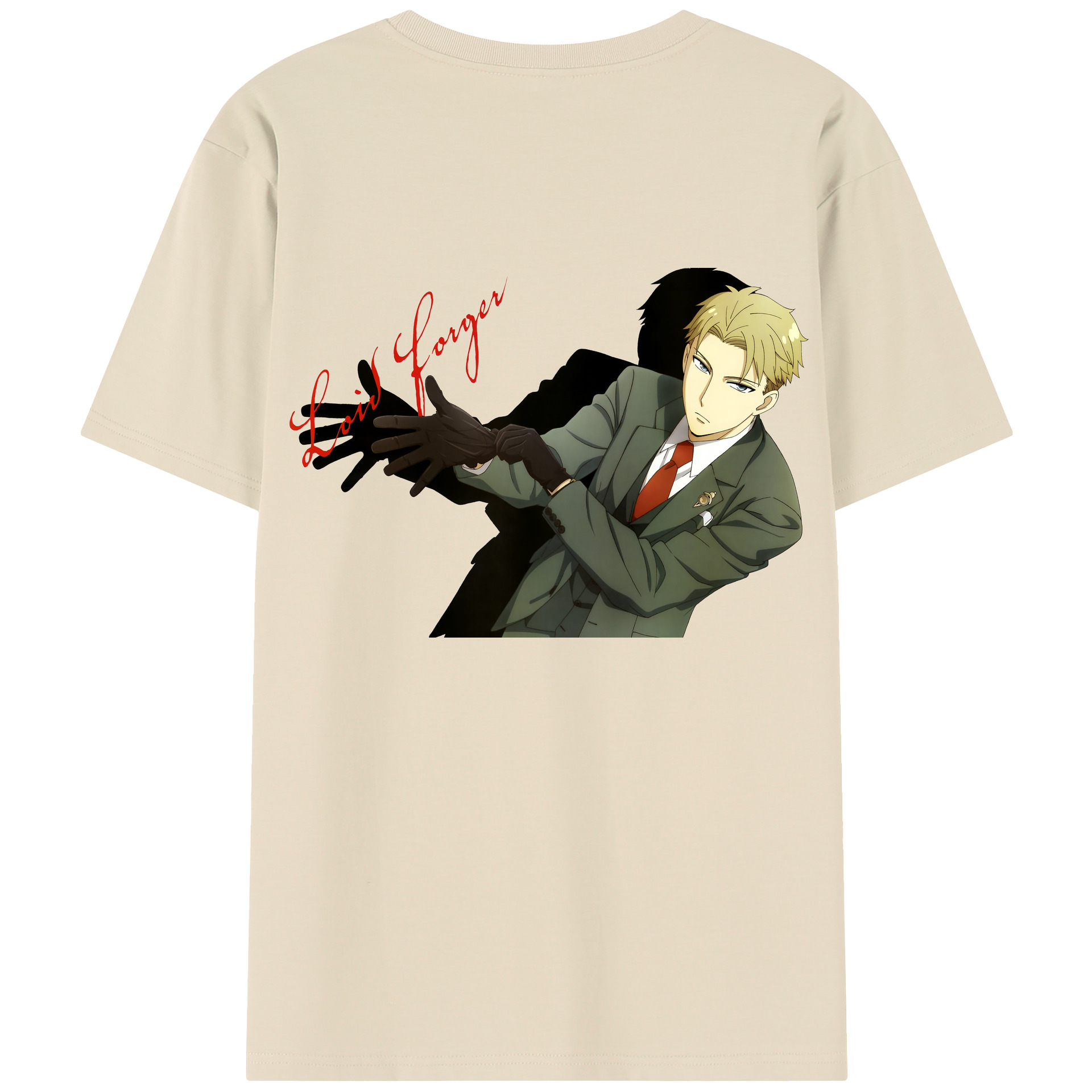 （画像用） SPY×FAMILY间谍家家酒 綿100％半袖Tシャツ（背面プリント）