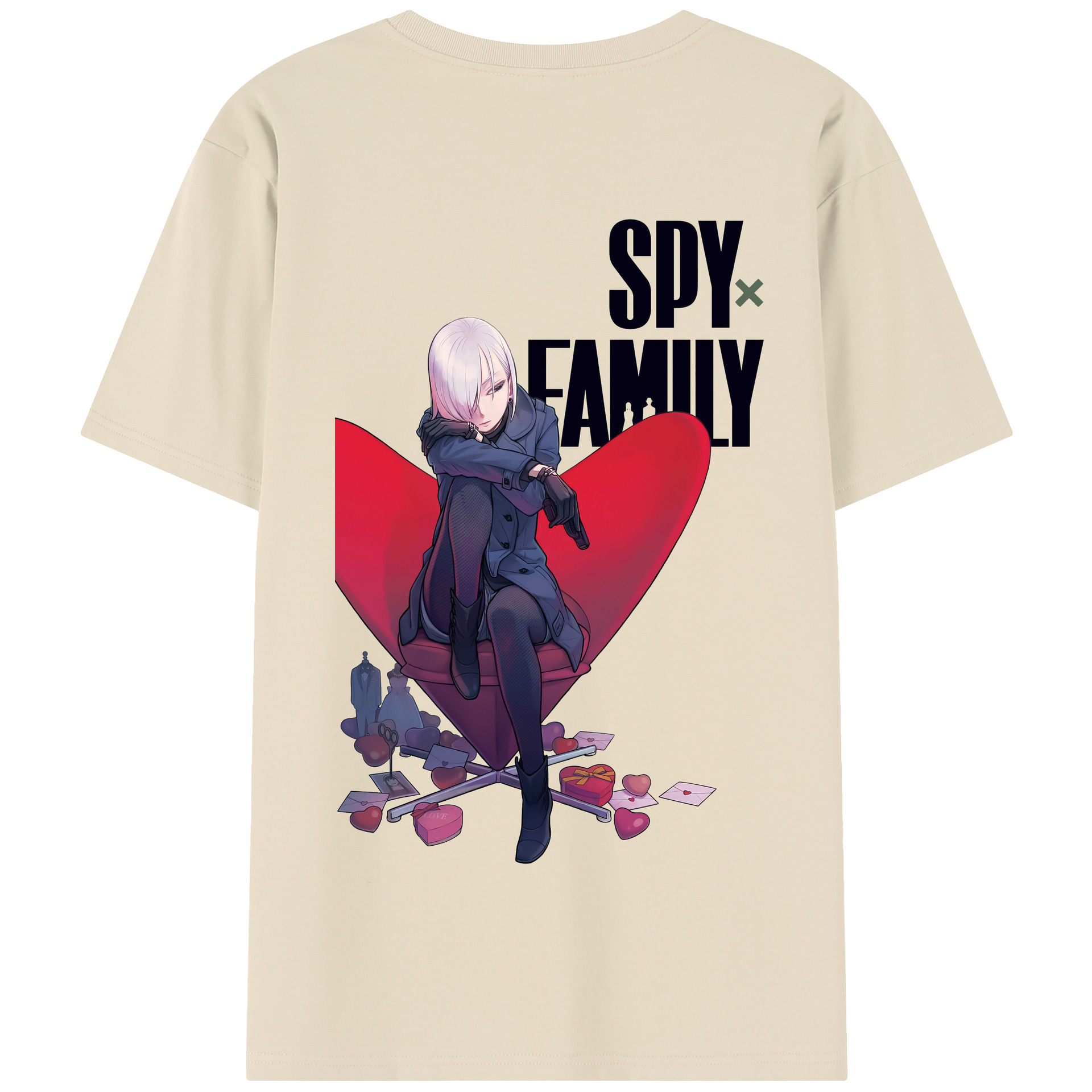 （画像用） SPY×FAMILY间谍家家酒 綿100％半袖Tシャツ（背面プリント）