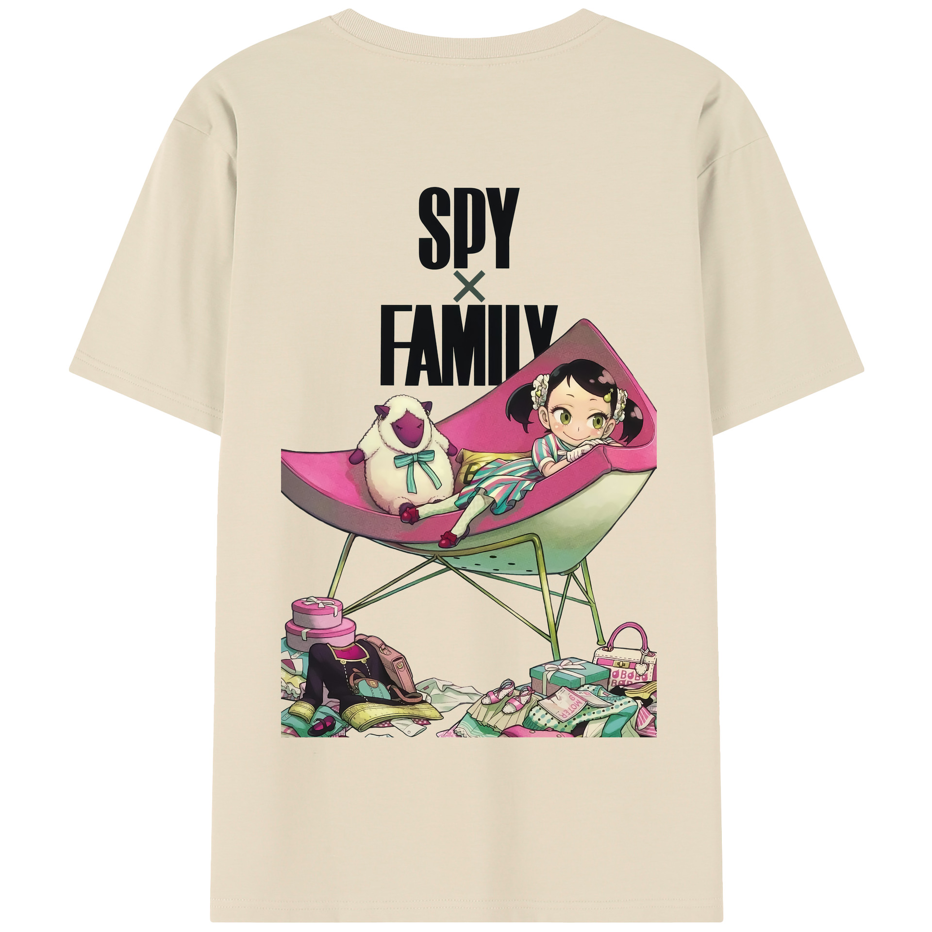 （画像用） SPY×FAMILY间谍家家酒 綿100％半袖Tシャツ（背面プリント）