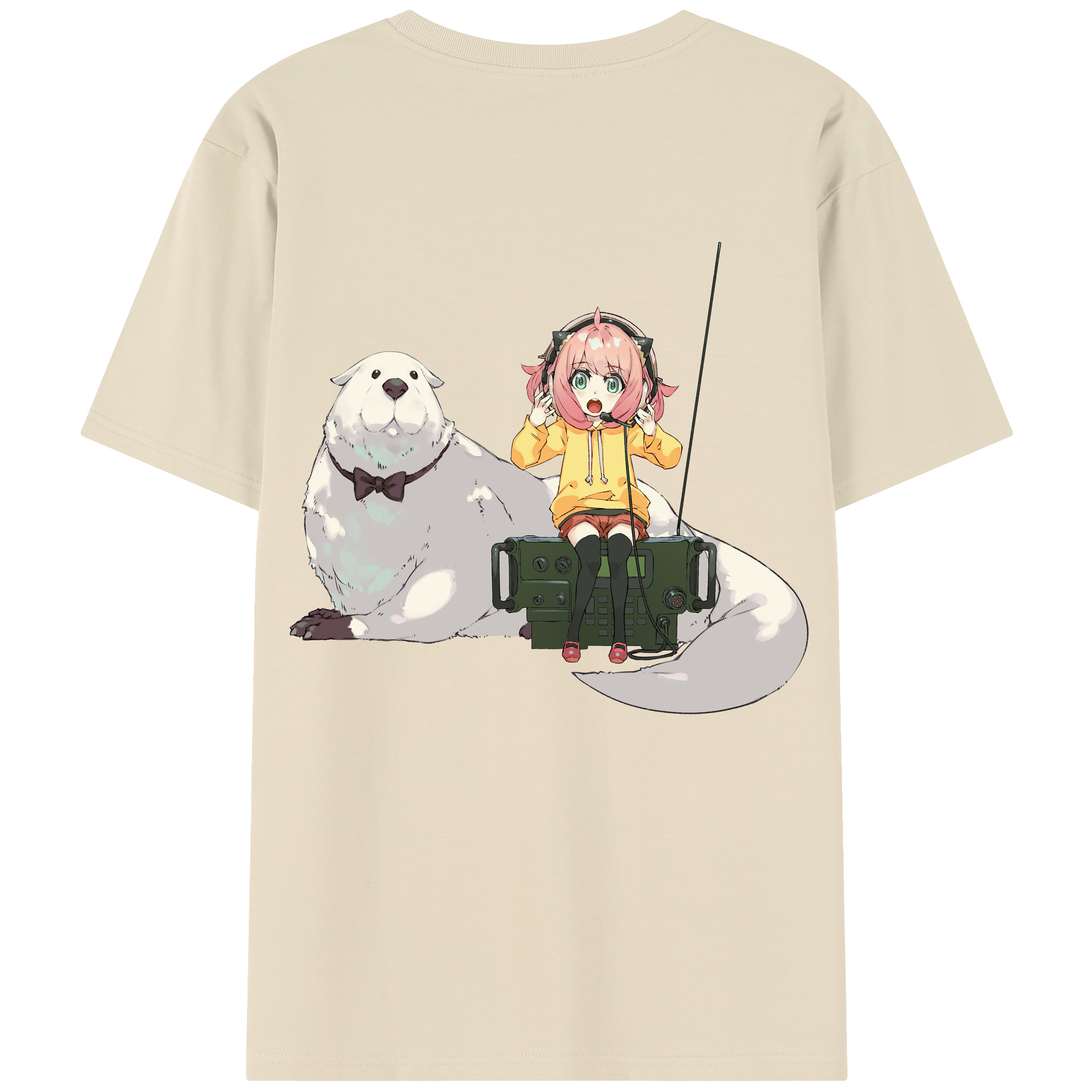 （画像用） SPY×FAMILY间谍家家酒 綿100％半袖Tシャツ（背面プリント）