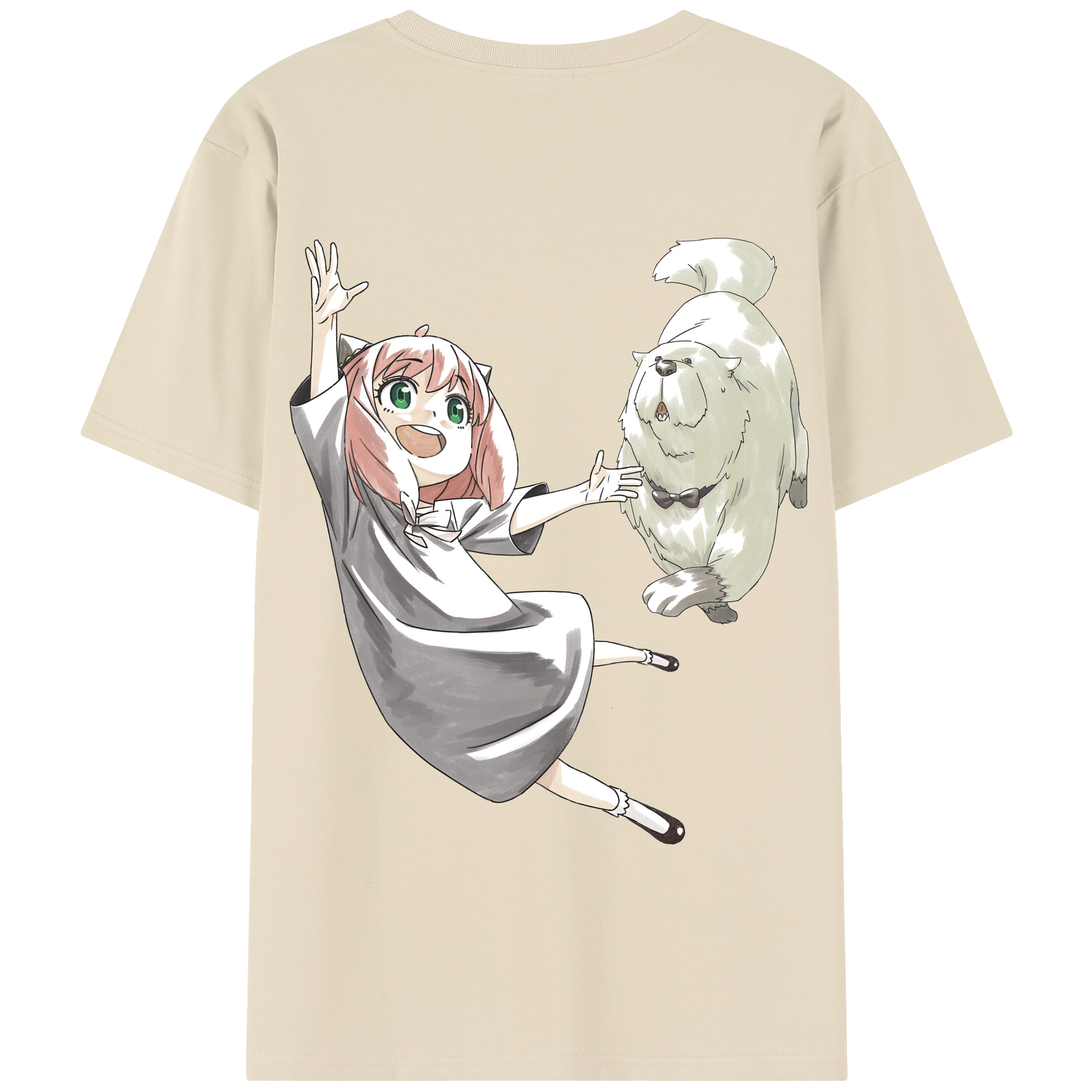 （画像用） SPY×FAMILY间谍家家酒 綿100％半袖Tシャツ（背面プリント）