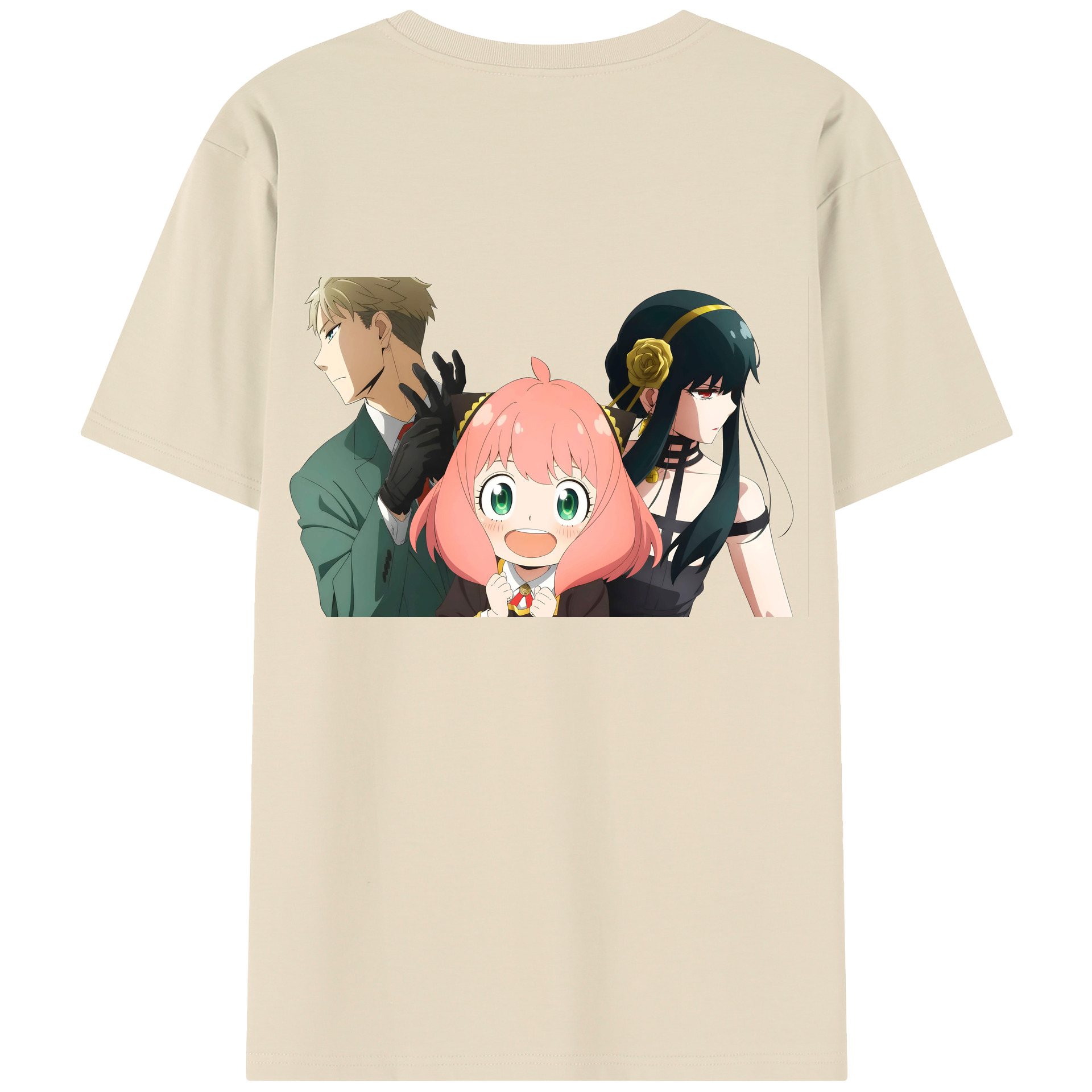 （画像用） SPY×FAMILY间谍家家酒 綿100％半袖Tシャツ（背面プリント）