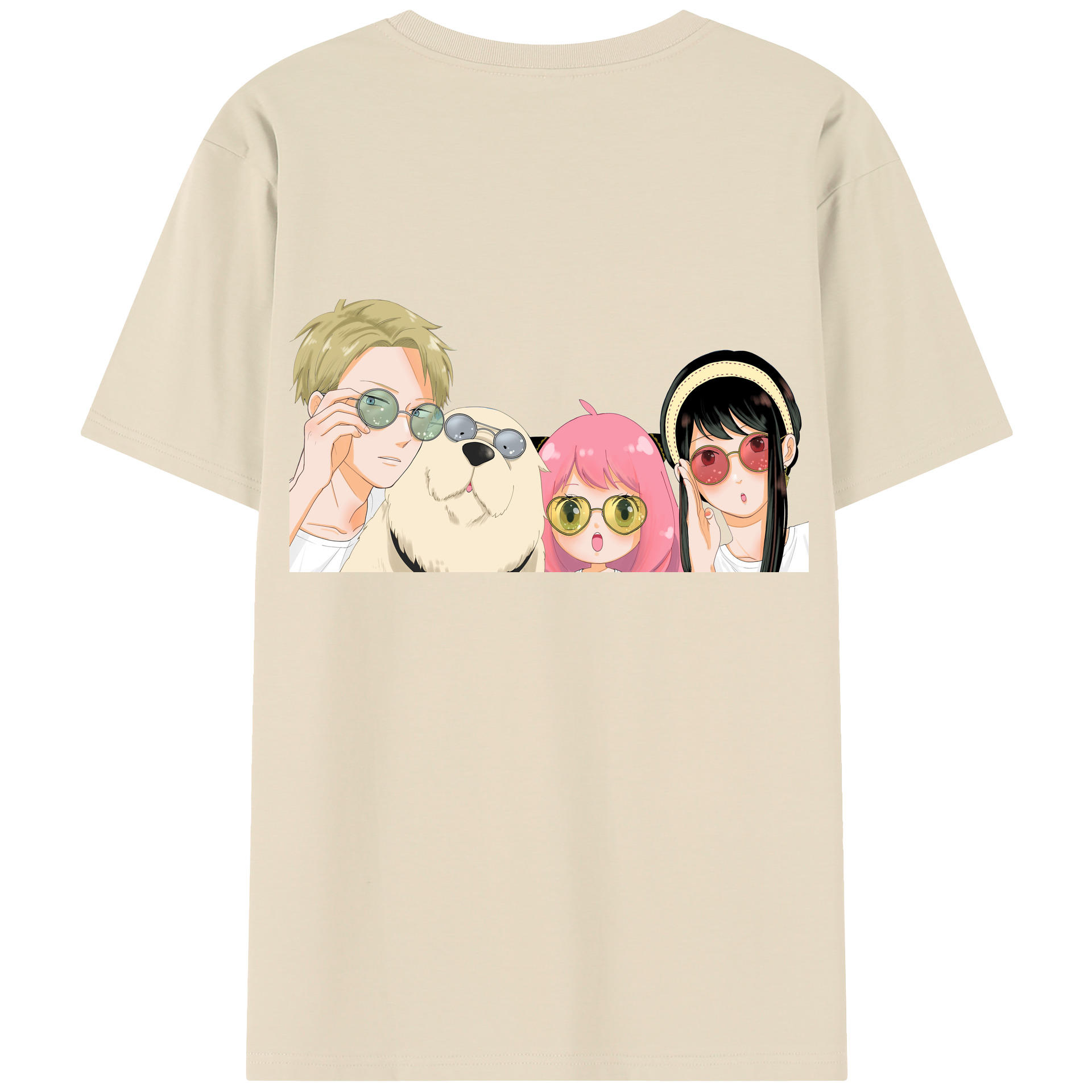 （画像用） SPY×FAMILY间谍家家酒 綿100％半袖Tシャツ（背面プリント）