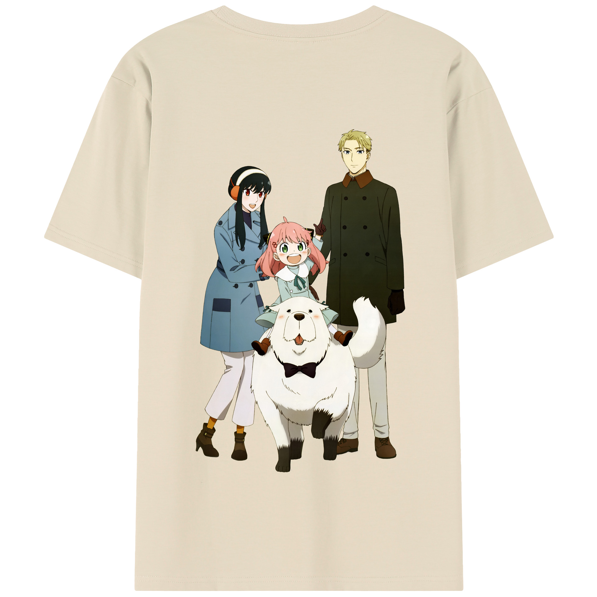 （画像用） SPY×FAMILY间谍家家酒 綿100％半袖Tシャツ（背面プリント）