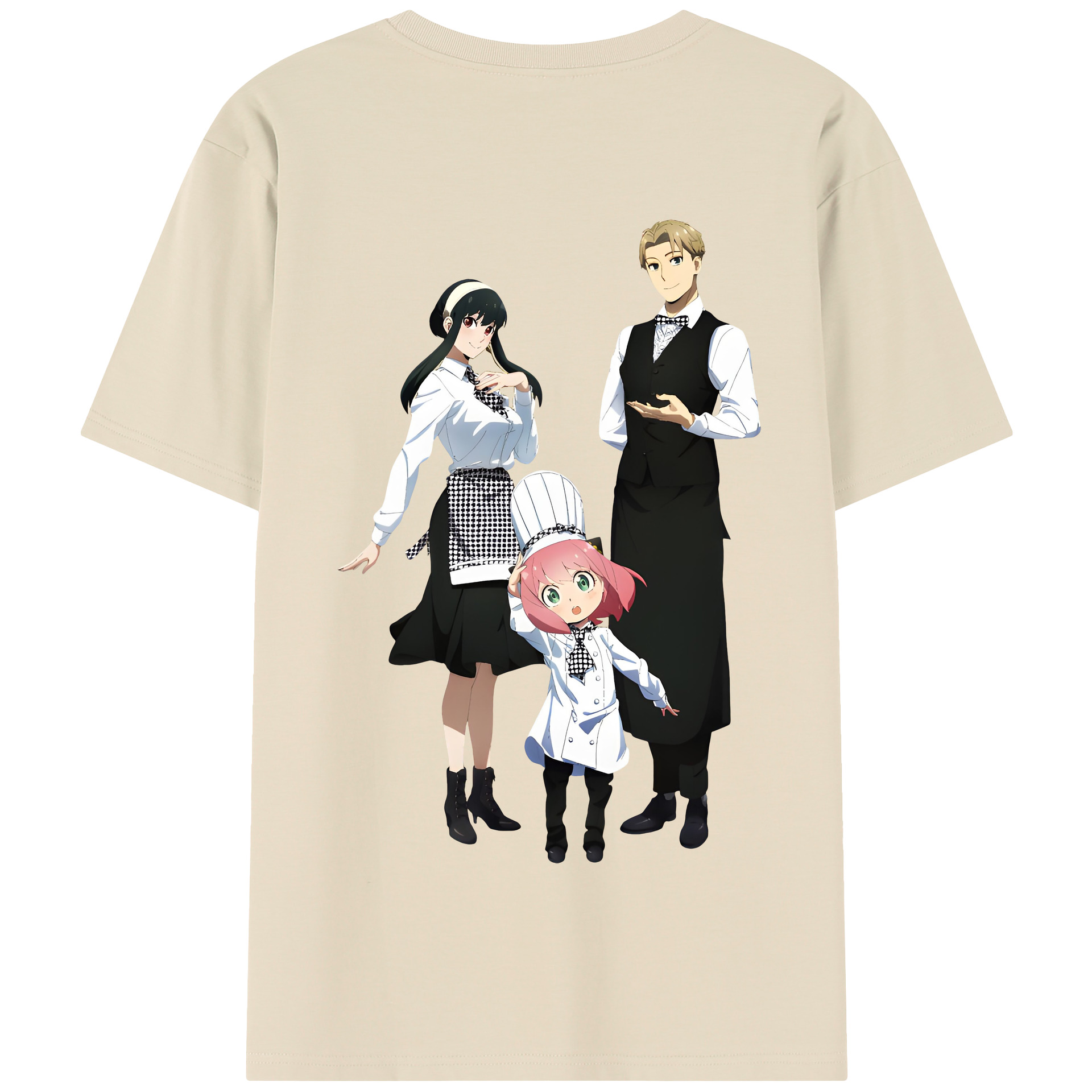 （画像用） SPY×FAMILY间谍家家酒 綿100％半袖Tシャツ（背面プリント）