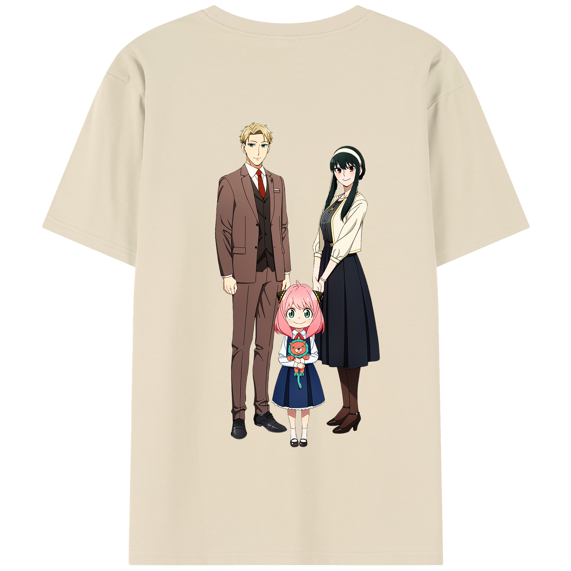 （画像用） SPY×FAMILY间谍家家酒 綿100％半袖Tシャツ（背面プリント）